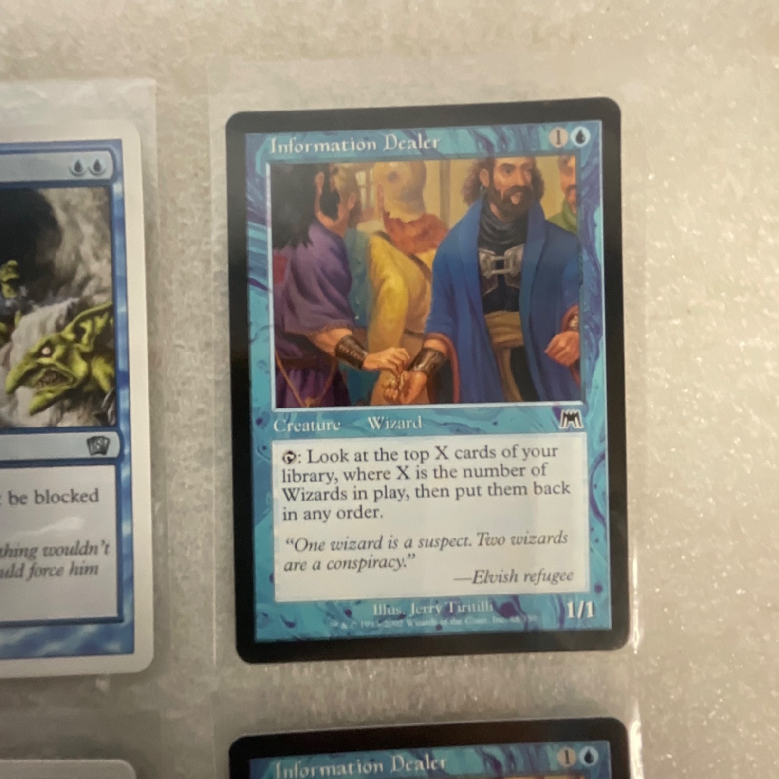 MTG Lot of 20 Blue Mixed Mirrodin Planeshift Onslaught 8ED - Image 18