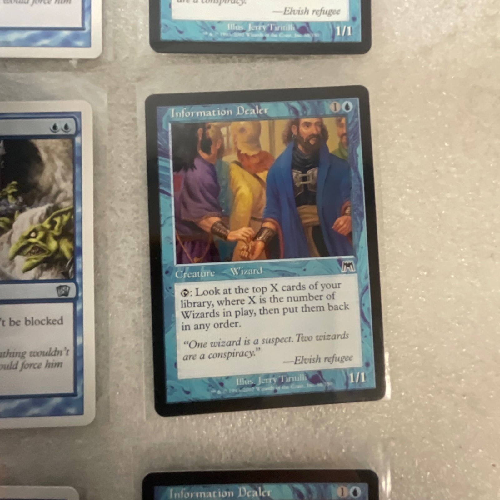 MTG Lot of 20 Blue Mixed Mirrodin Planeshift Onslaught 8ED - Image 19