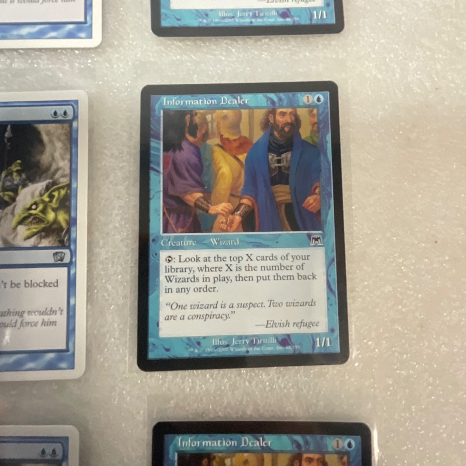 MTG Lot of 20 Blue Mixed Mirrodin Planeshift Onslaught 8ED - Image 20