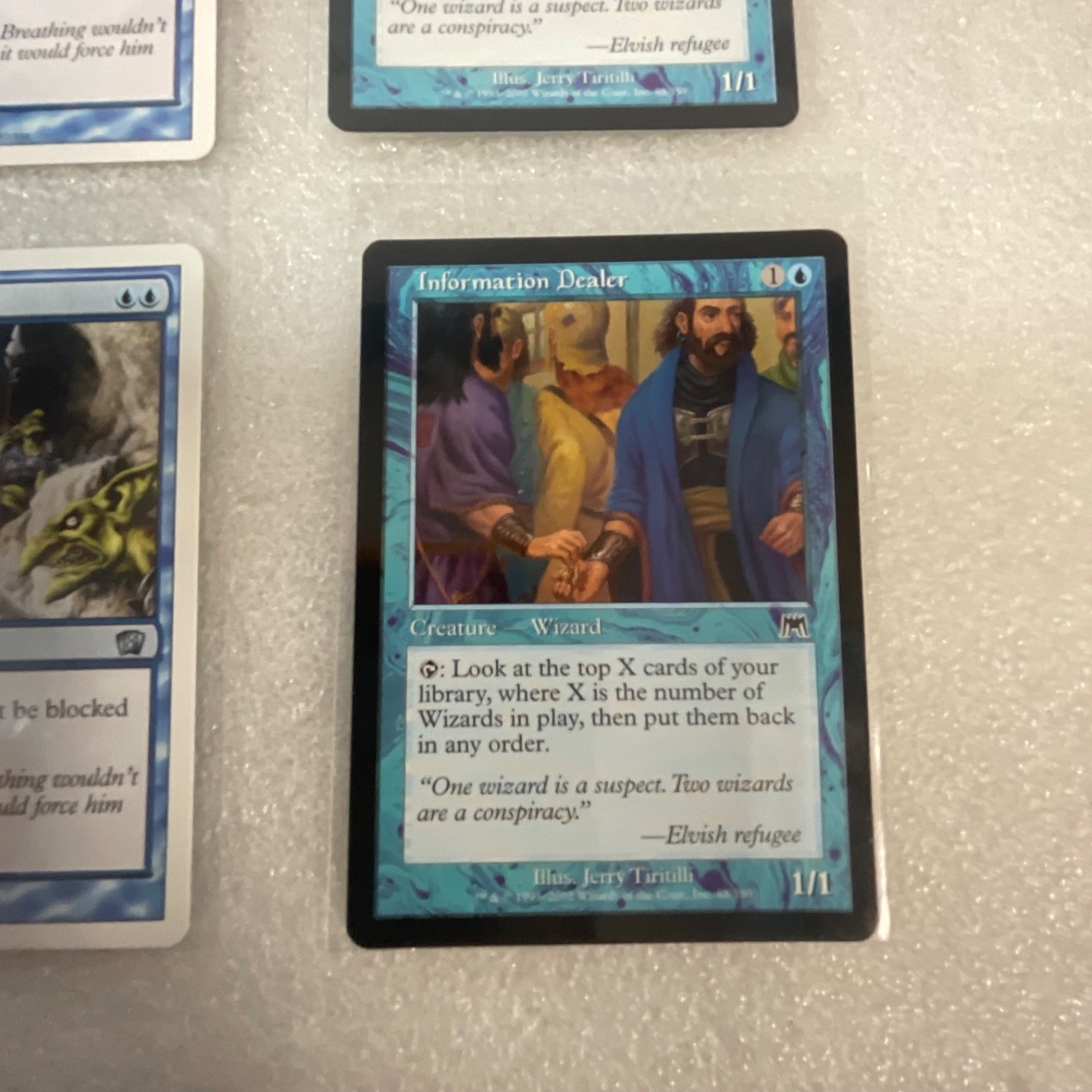 MTG Lot of 20 Blue Mixed Mirrodin Planeshift Onslaught 8ED - Image 21