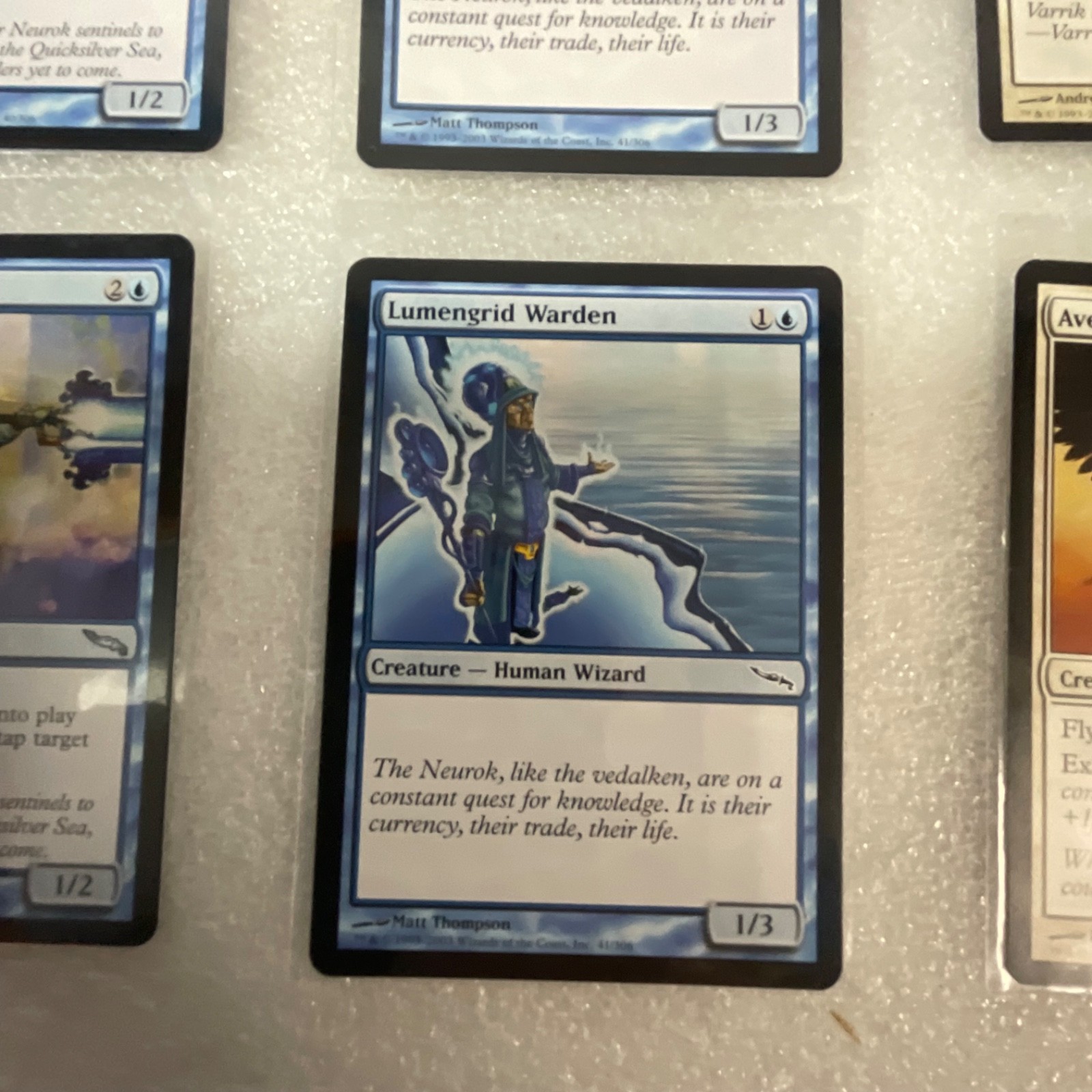 MTG Lot of 20 Mixed Sets Mirrodin & M13 Blue White Green Cards - Image 13