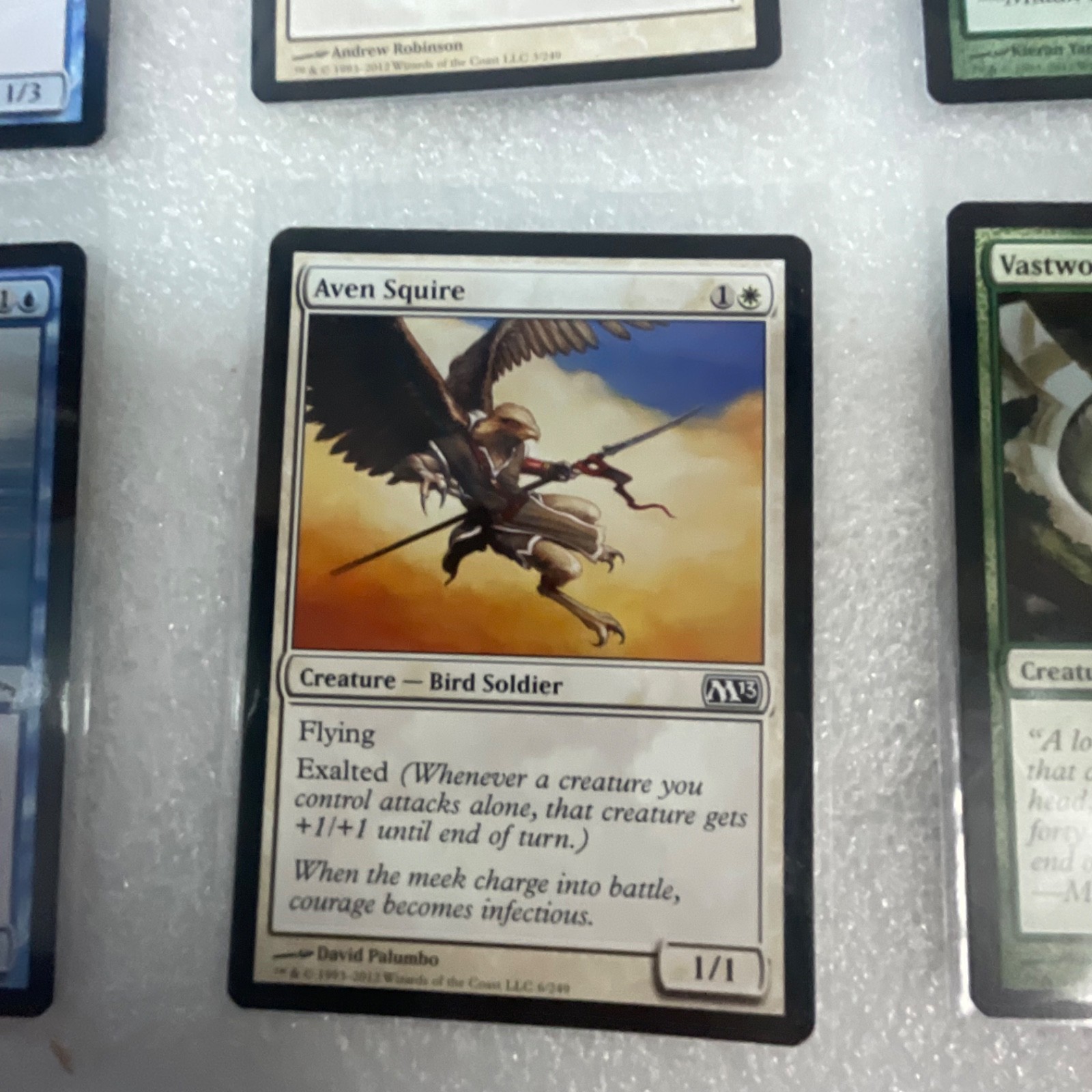 MTG Lot of 20 Mixed Sets Mirrodin & M13 Blue White Green Cards - Image 14
