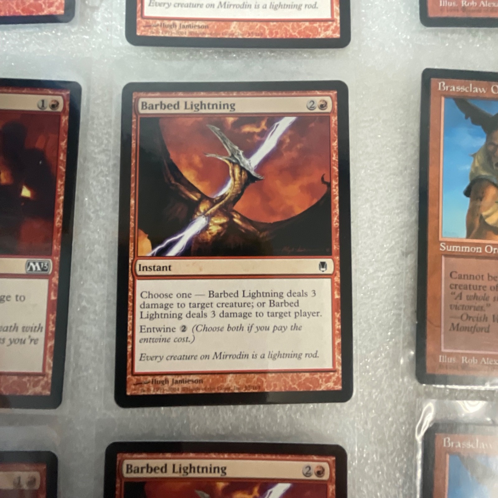 MTG Lot of 20 Red Mixed Sets M13 Darksteel Planeshift Dark - Image 8