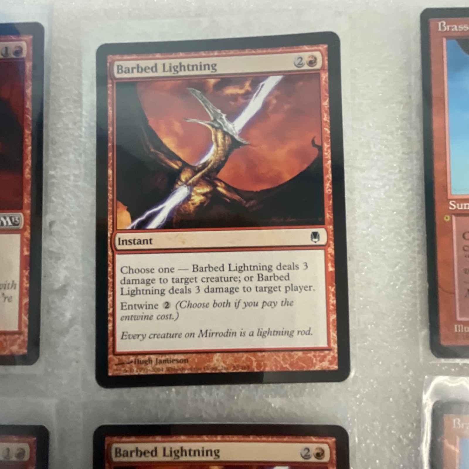 MTG Lot of 20 Red Mixed Sets M13 Darksteel Planeshift Dark - Image 9