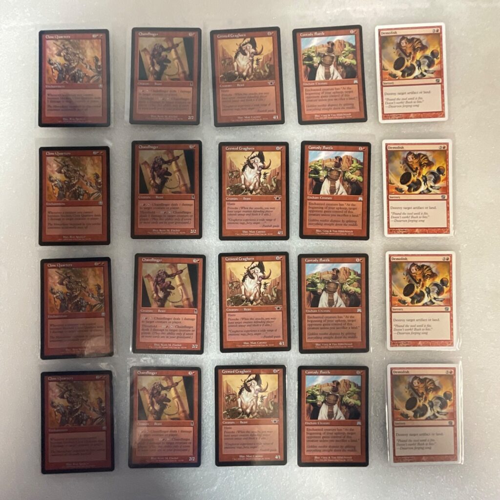 Magic the Gathering MTG Lot of 20 Red Mixed MMQ ODY LGN ONS 8ED - Image 1
