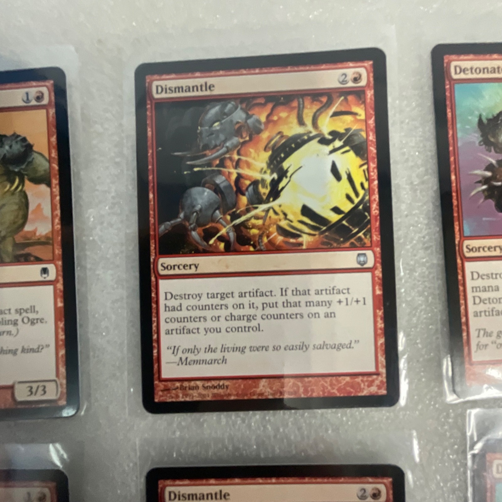 MTG Magic the Gathering Lot of 20 Red Darksteel Mirrodin ODY FEM - Image 10