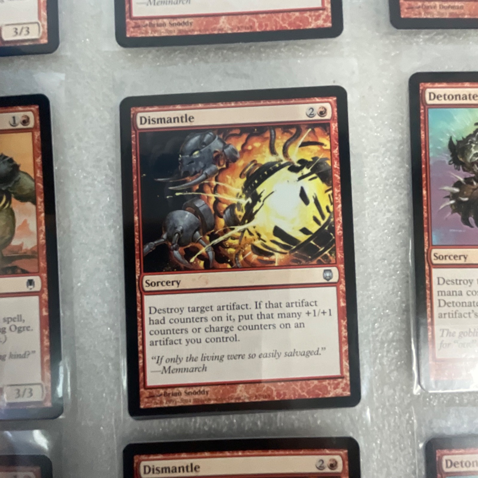 MTG Magic the Gathering Lot of 20 Red Darksteel Mirrodin ODY FEM - Image 11