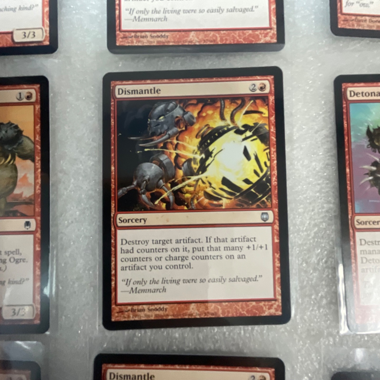 MTG Magic the Gathering Lot of 20 Red Darksteel Mirrodin ODY FEM - Image 12