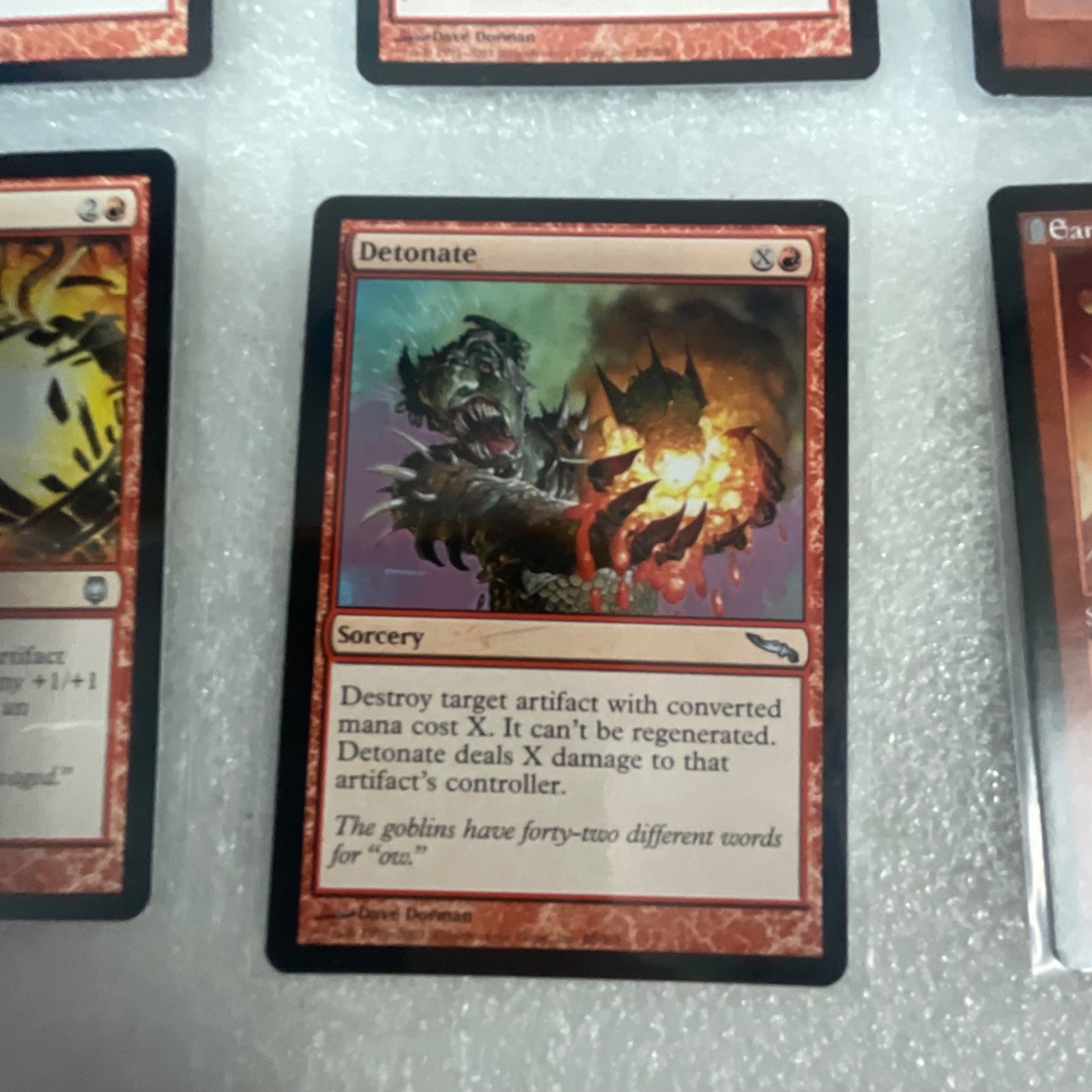 MTG Magic the Gathering Lot of 20 Red Darksteel Mirrodin ODY FEM - Image 14