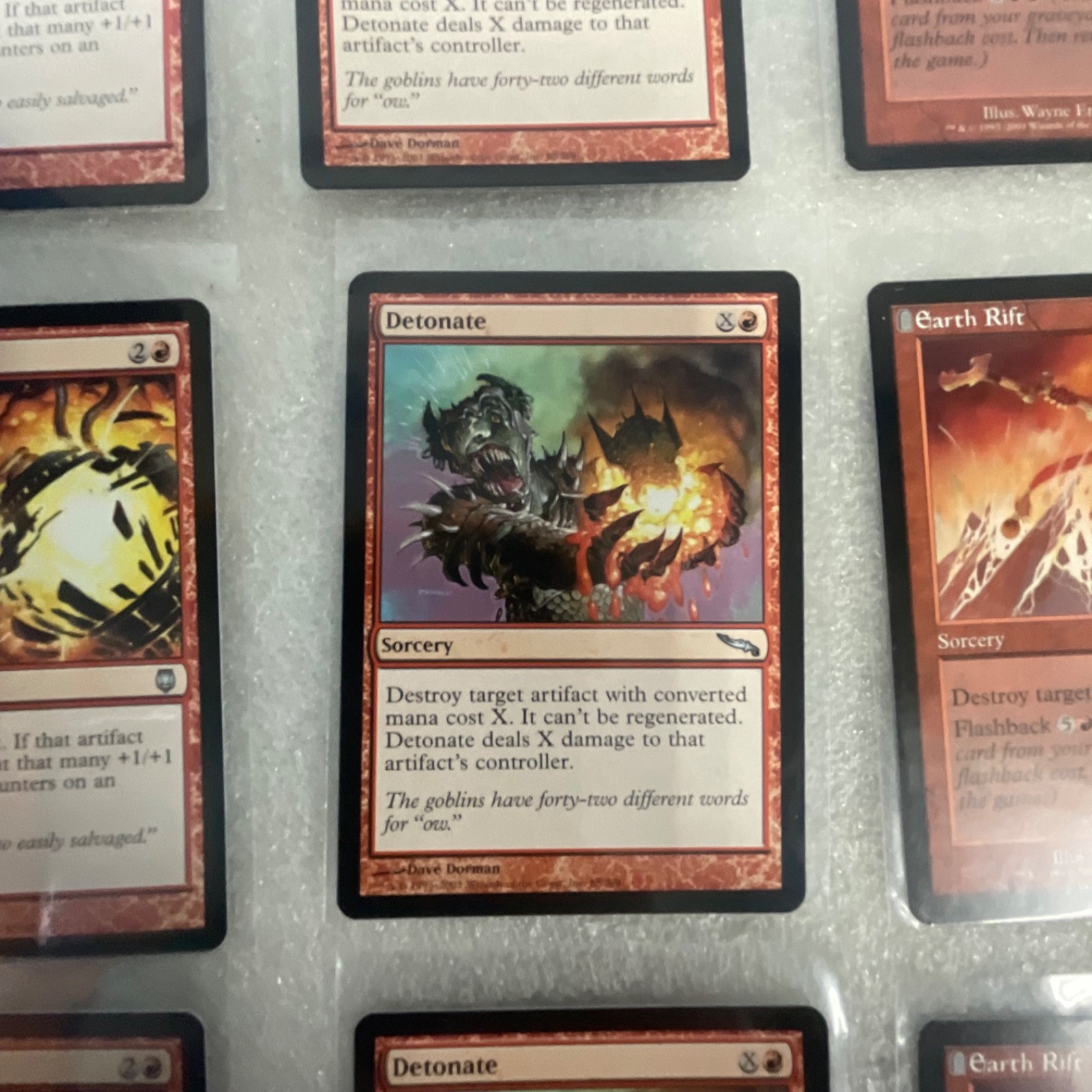 MTG Magic the Gathering Lot of 20 Red Darksteel Mirrodin ODY FEM - Image 16