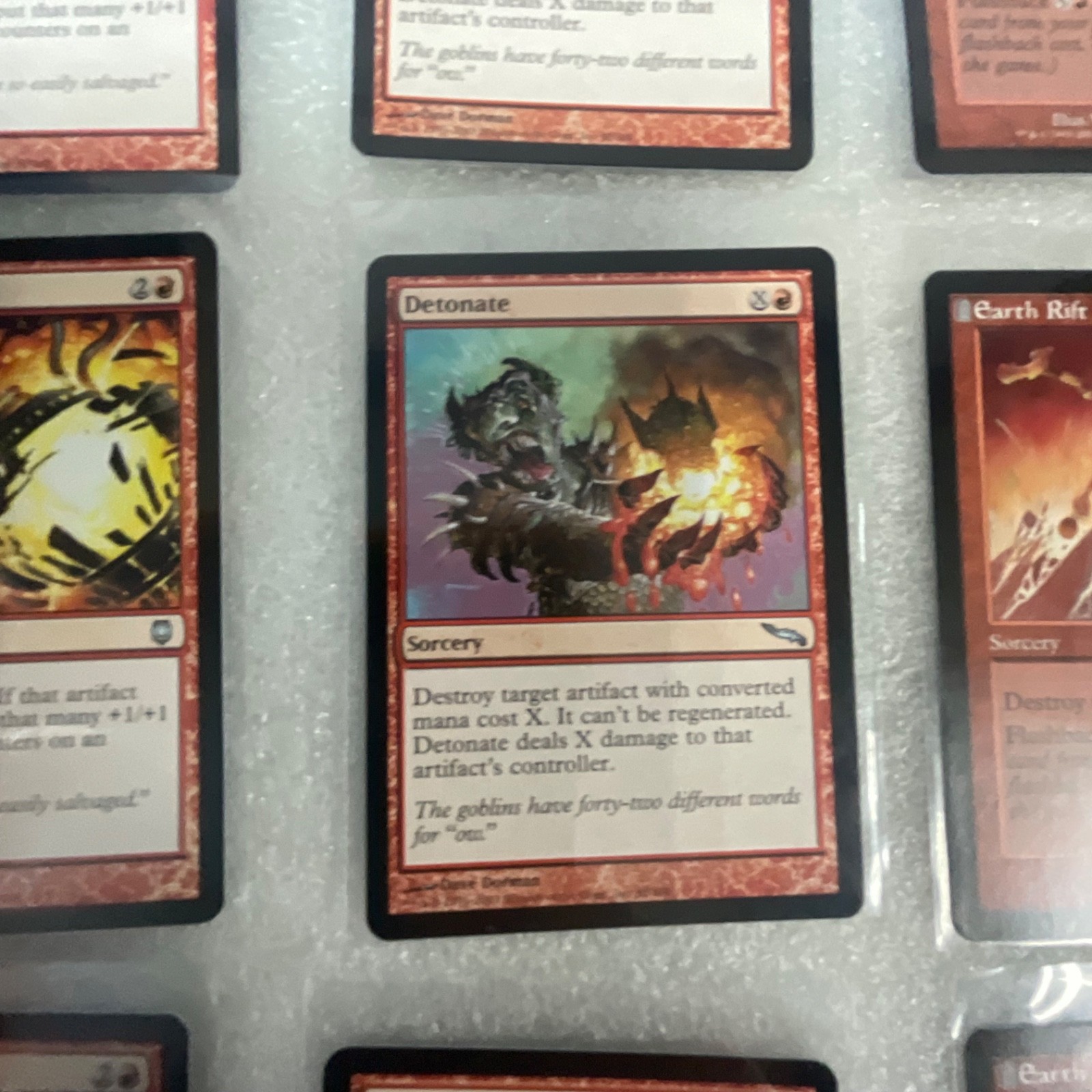 MTG Magic the Gathering Lot of 20 Red Darksteel Mirrodin ODY FEM - Image 15