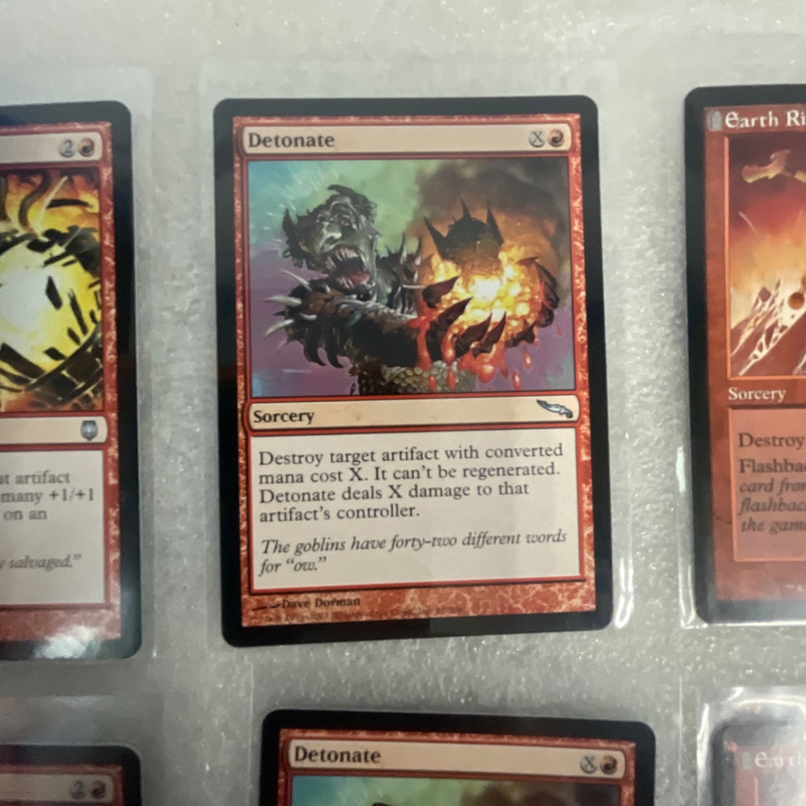 MTG Magic the Gathering Lot of 20 Red Darksteel Mirrodin ODY FEM - Image 17