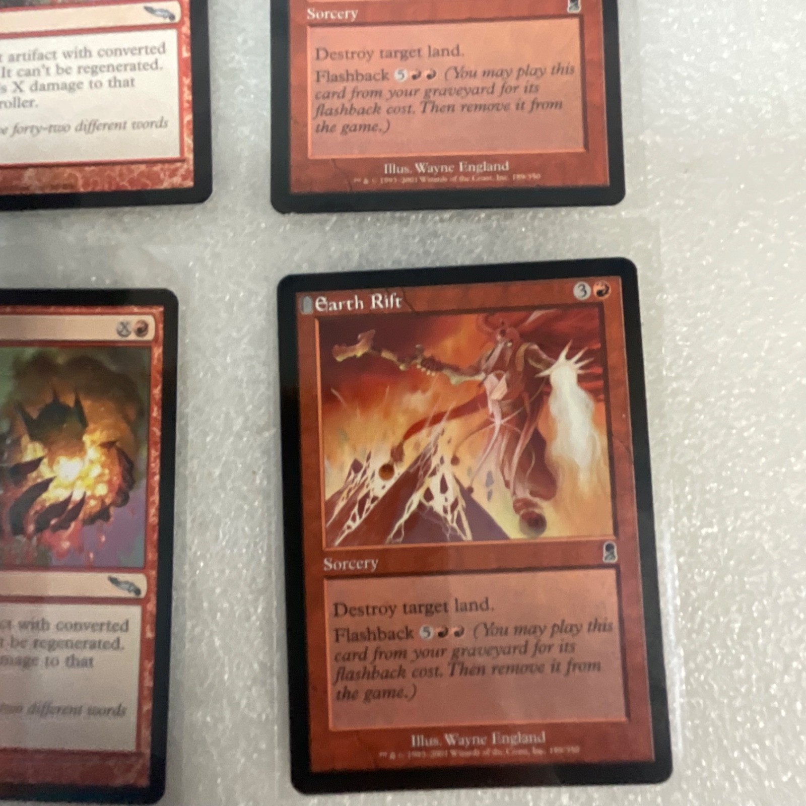 MTG Magic the Gathering Lot of 20 Red Darksteel Mirrodin ODY FEM - Image 20