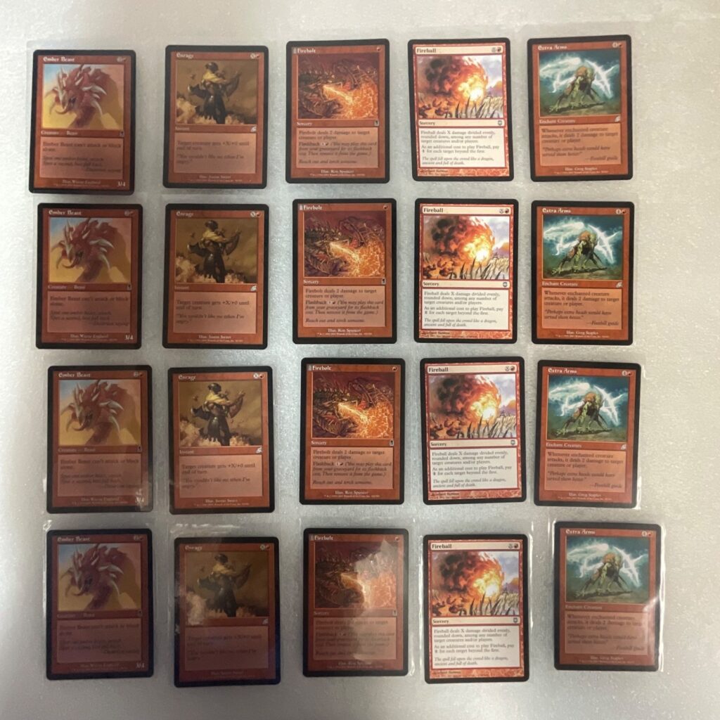 MTG Magic the Gathering Lot of 20 Red Odyssey Scourge Darksteel - Image 1