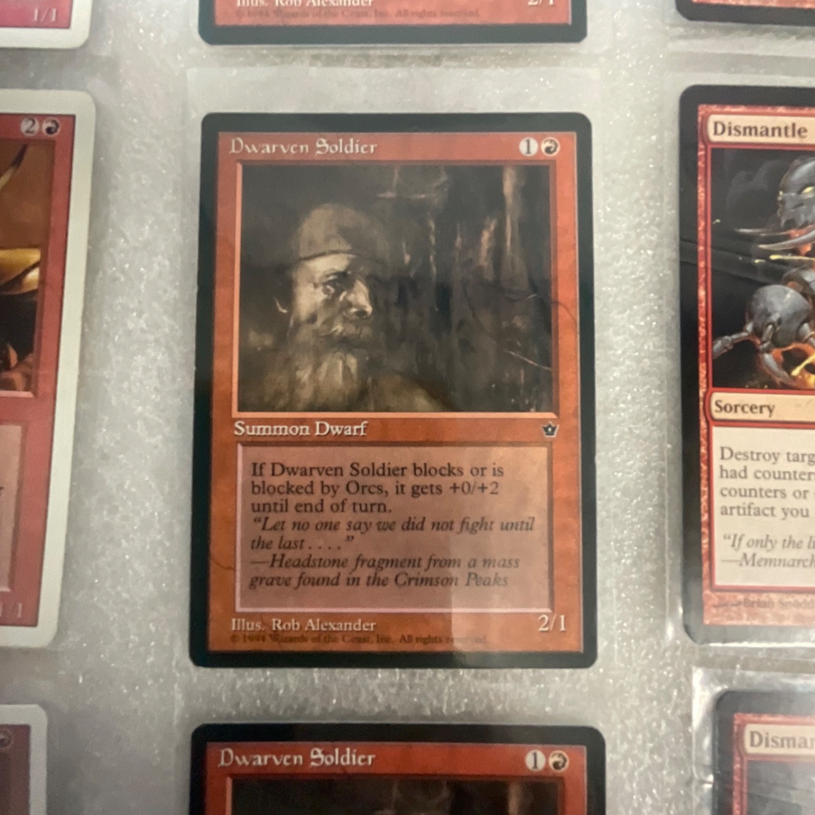 Magic the Gathering MTG Lot of 20 Red Revised & Mirrodin Darksteel - Image 8