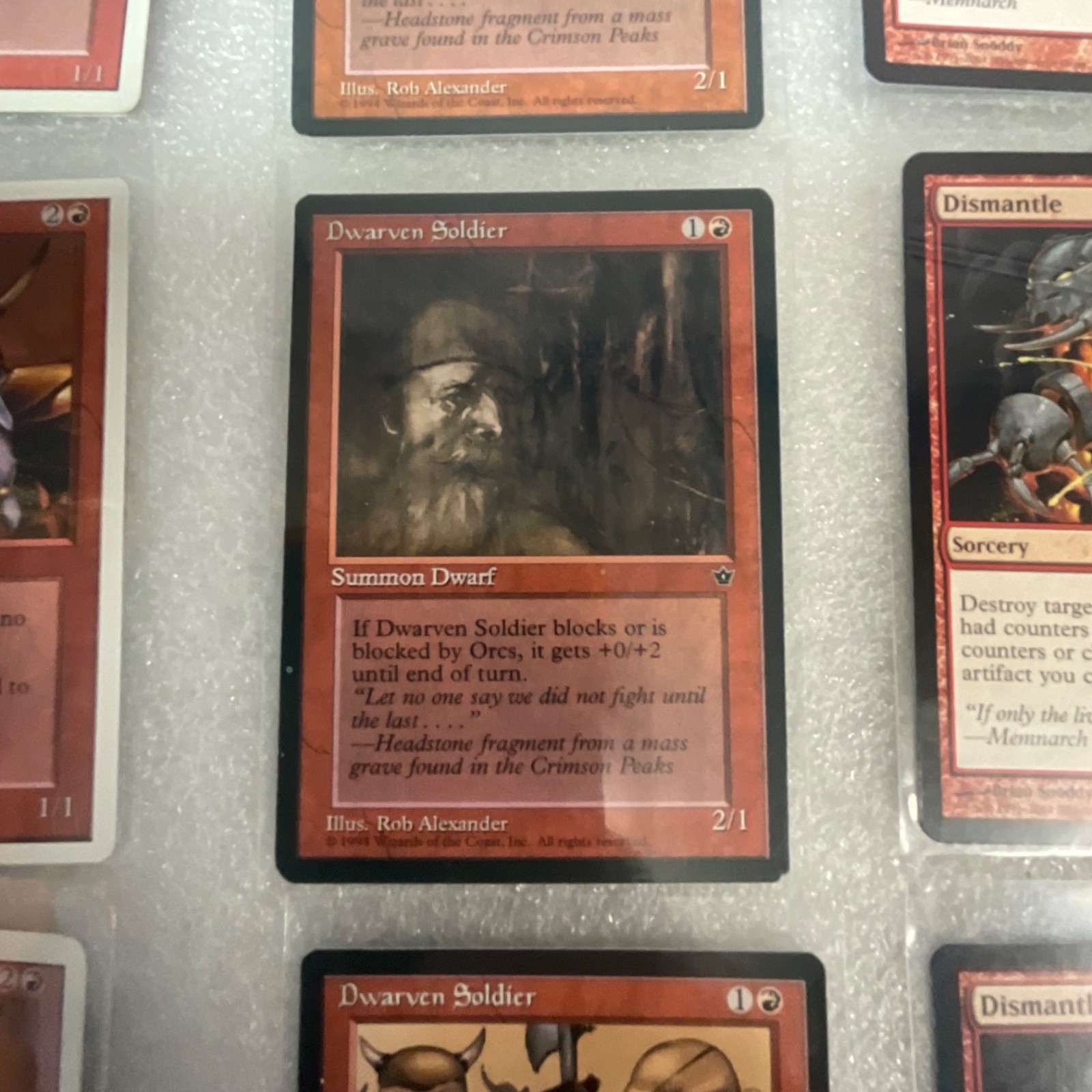 Magic the Gathering MTG Lot of 20 Red Revised & Mirrodin Darksteel - Image 7