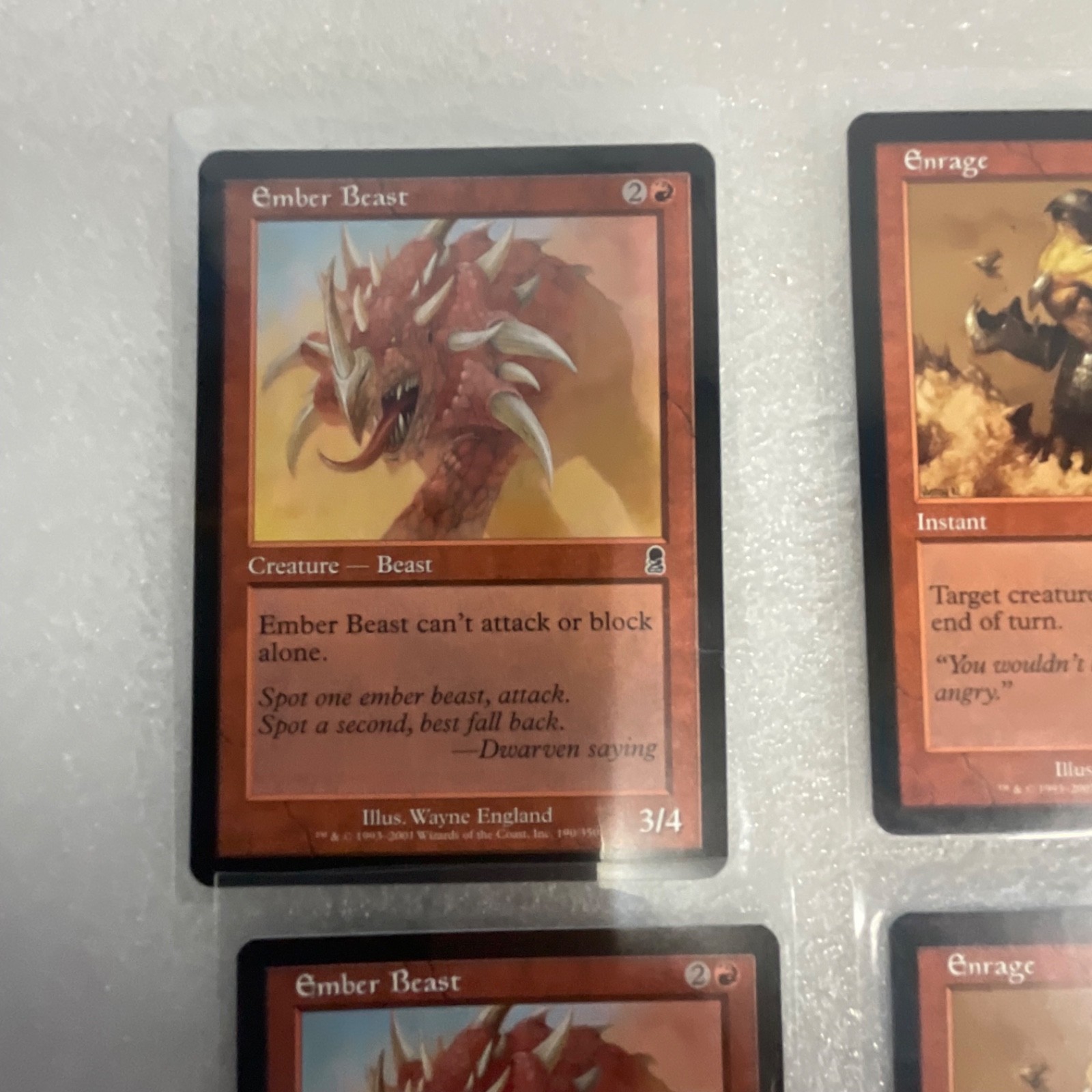 MTG Magic the Gathering Lot of 20 Red Odyssey Scourge Darksteel - Image 2