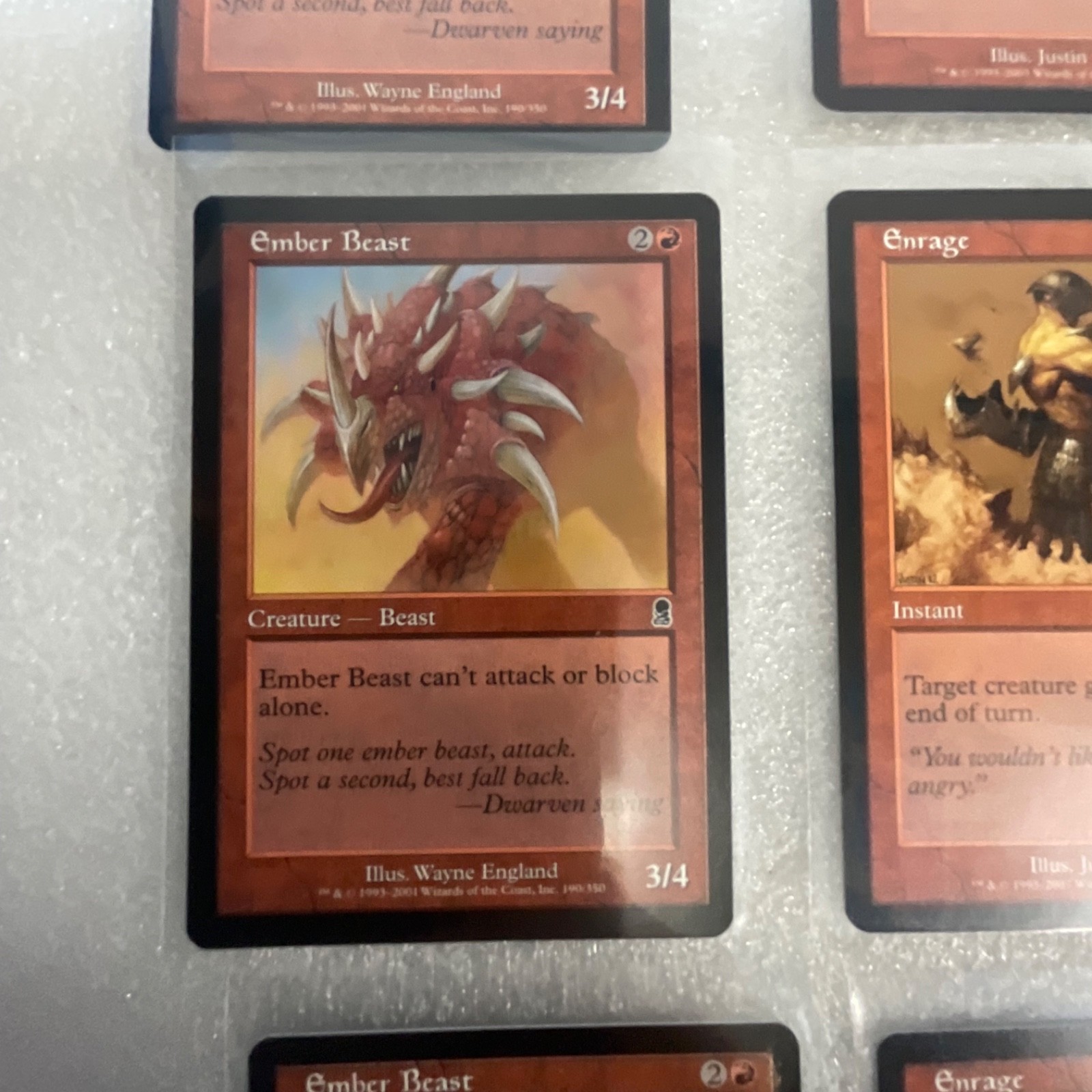 MTG Magic the Gathering Lot of 20 Red Odyssey Scourge Darksteel - Image 3