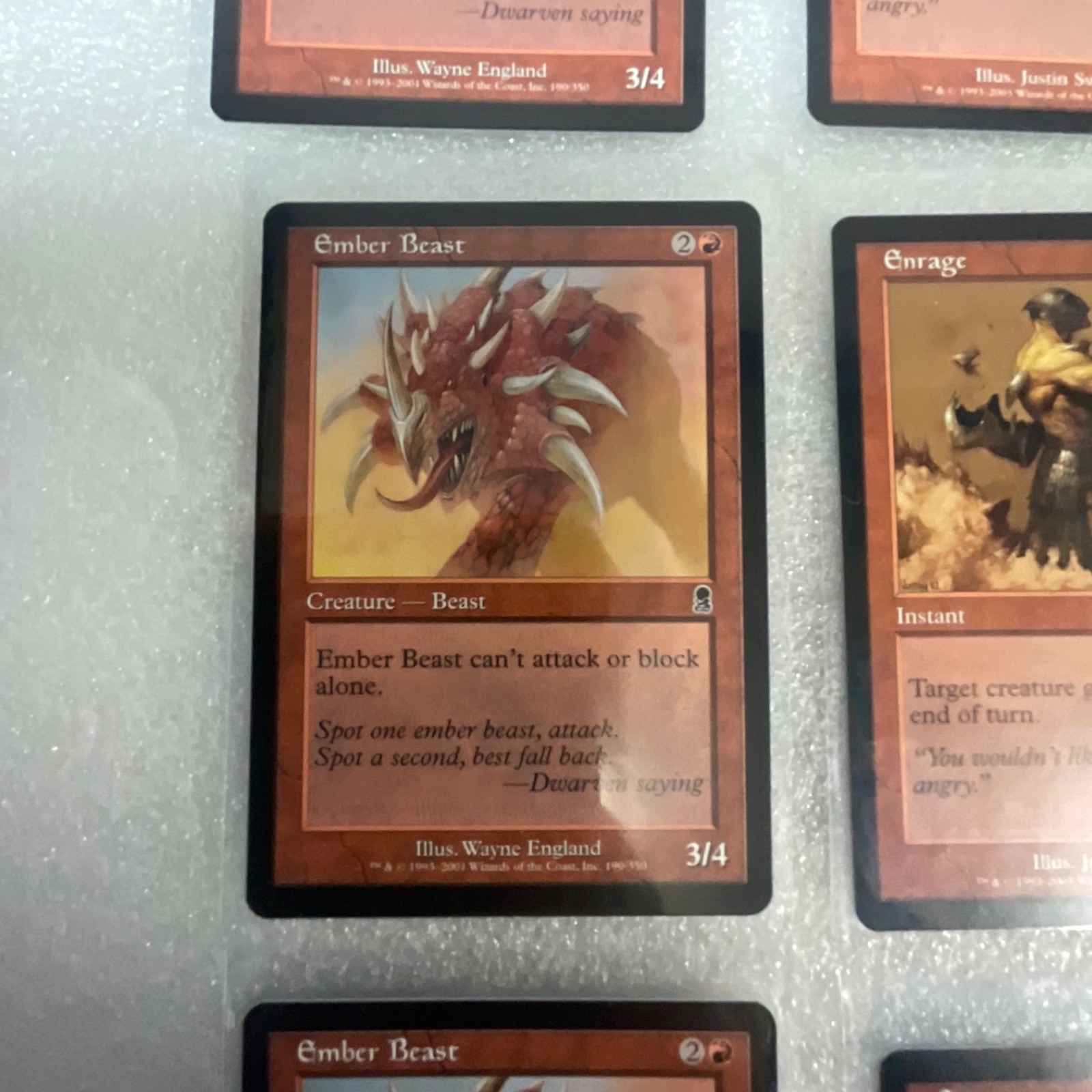 MTG Magic the Gathering Lot of 20 Red Odyssey Scourge Darksteel - Image 4
