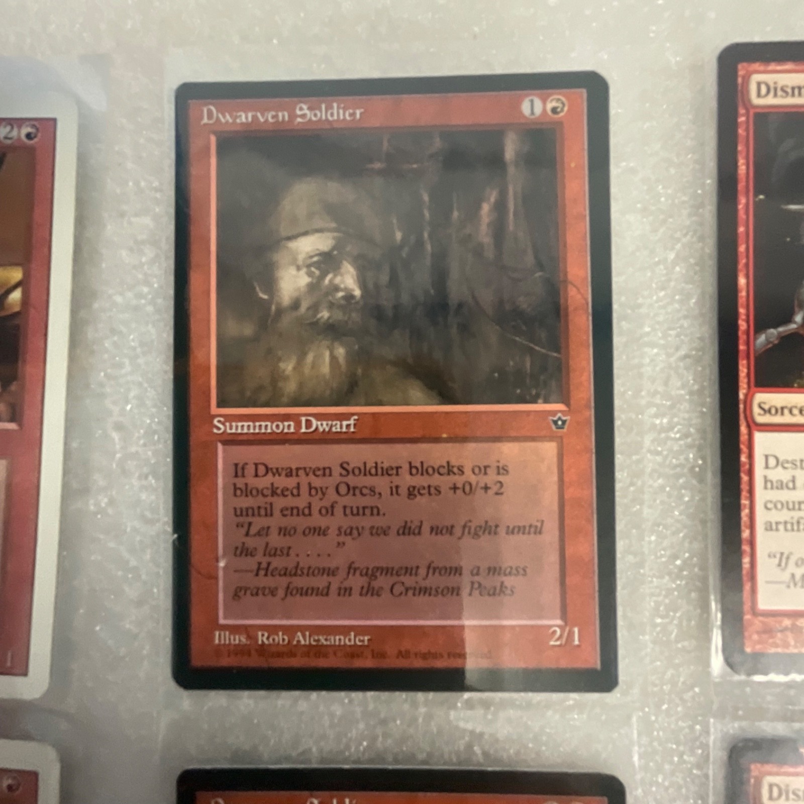 Magic the Gathering MTG Lot of 20 Red Revised & Mirrodin Darksteel - Image 9