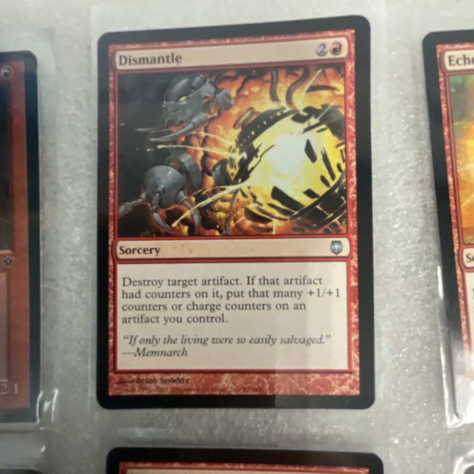 Magic the Gathering MTG Lot of 20 Red Revised & Mirrodin Darksteel - Image 10