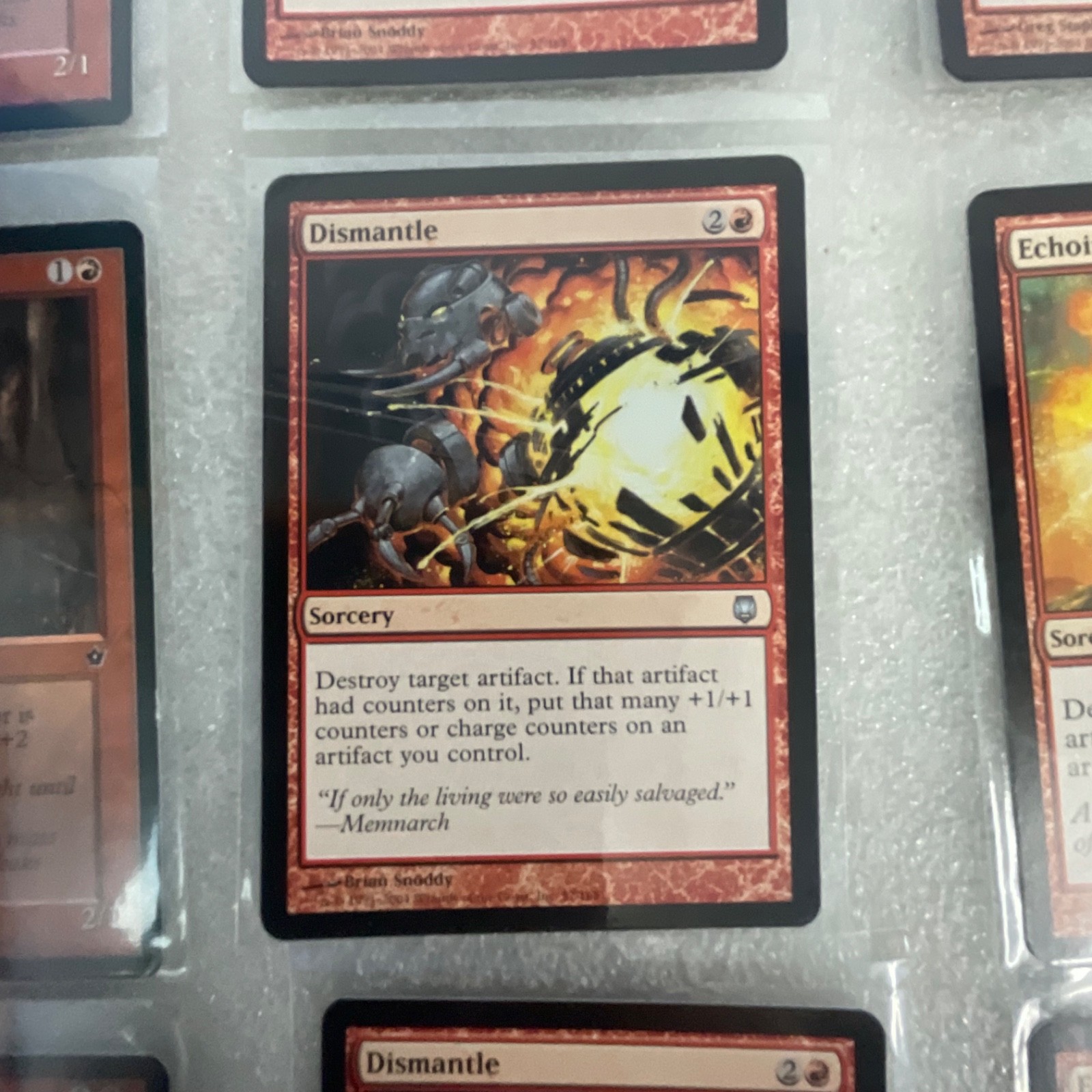 Magic the Gathering MTG Lot of 20 Red Revised & Mirrodin Darksteel - Image 11