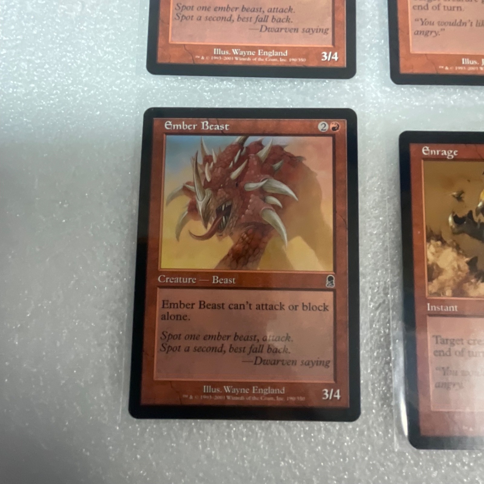 MTG Magic the Gathering Lot of 20 Red Odyssey Scourge Darksteel - Image 5