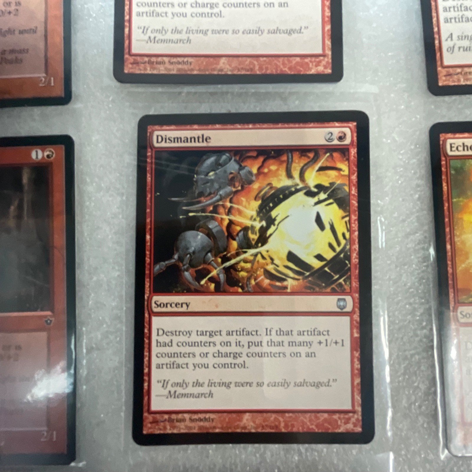 Magic the Gathering MTG Lot of 20 Red Revised & Mirrodin Darksteel - Image 12