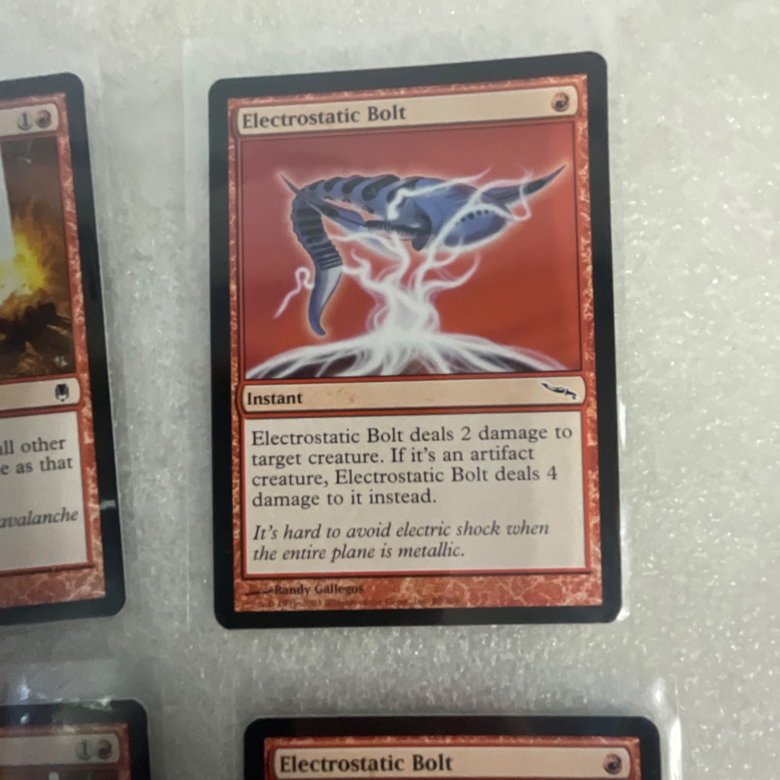 Magic the Gathering MTG Lot of 20 Red Revised & Mirrodin Darksteel - Image 18