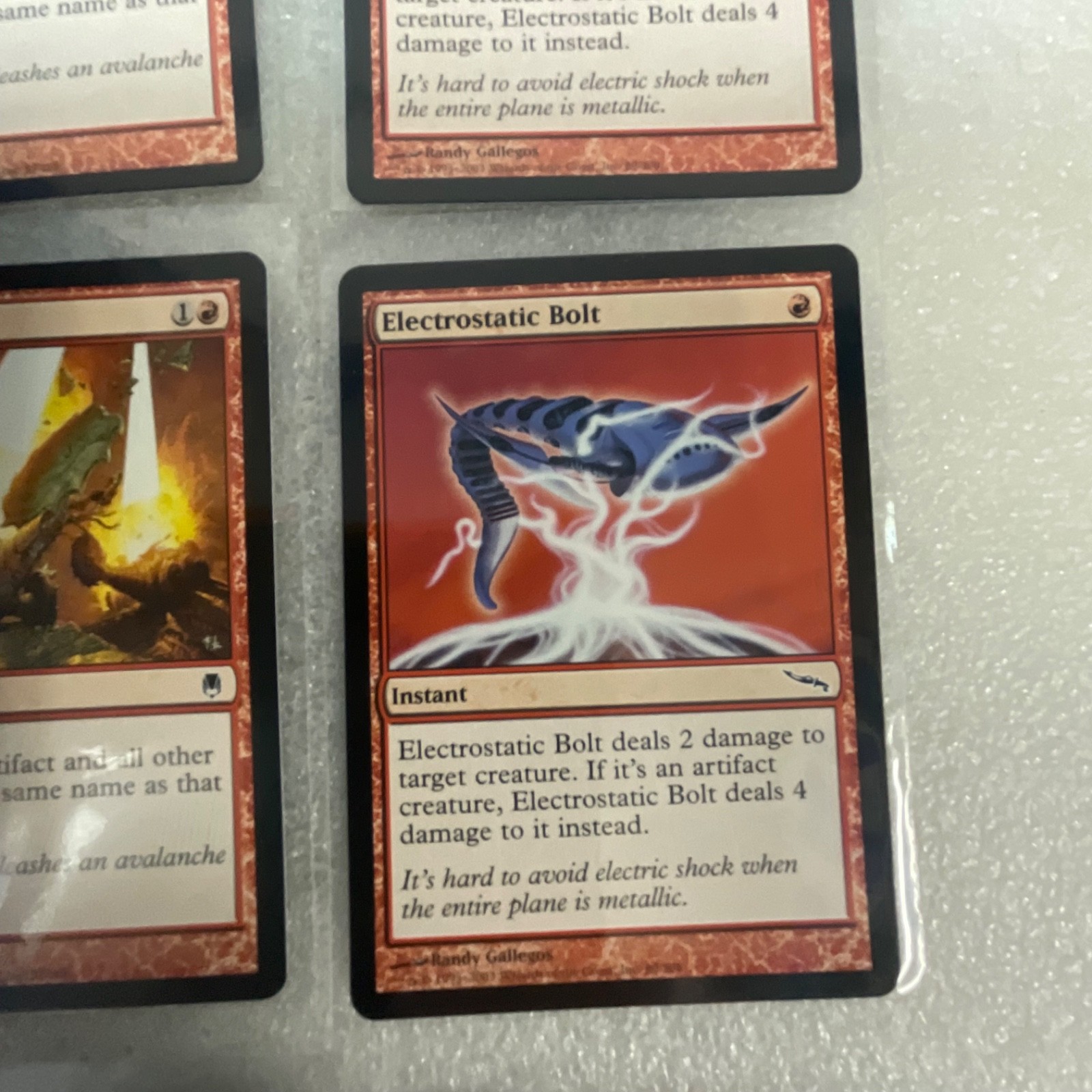Magic the Gathering MTG Lot of 20 Red Revised & Mirrodin Darksteel - Image 20