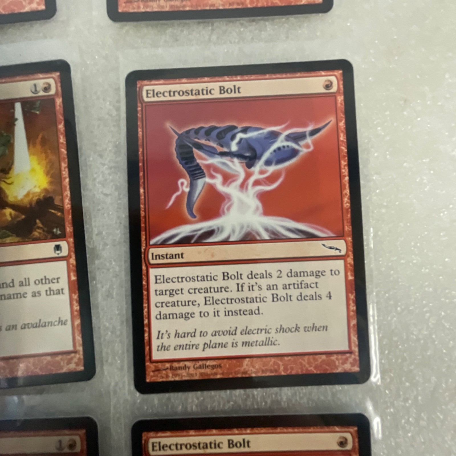 Magic the Gathering MTG Lot of 20 Red Revised & Mirrodin Darksteel - Image 19