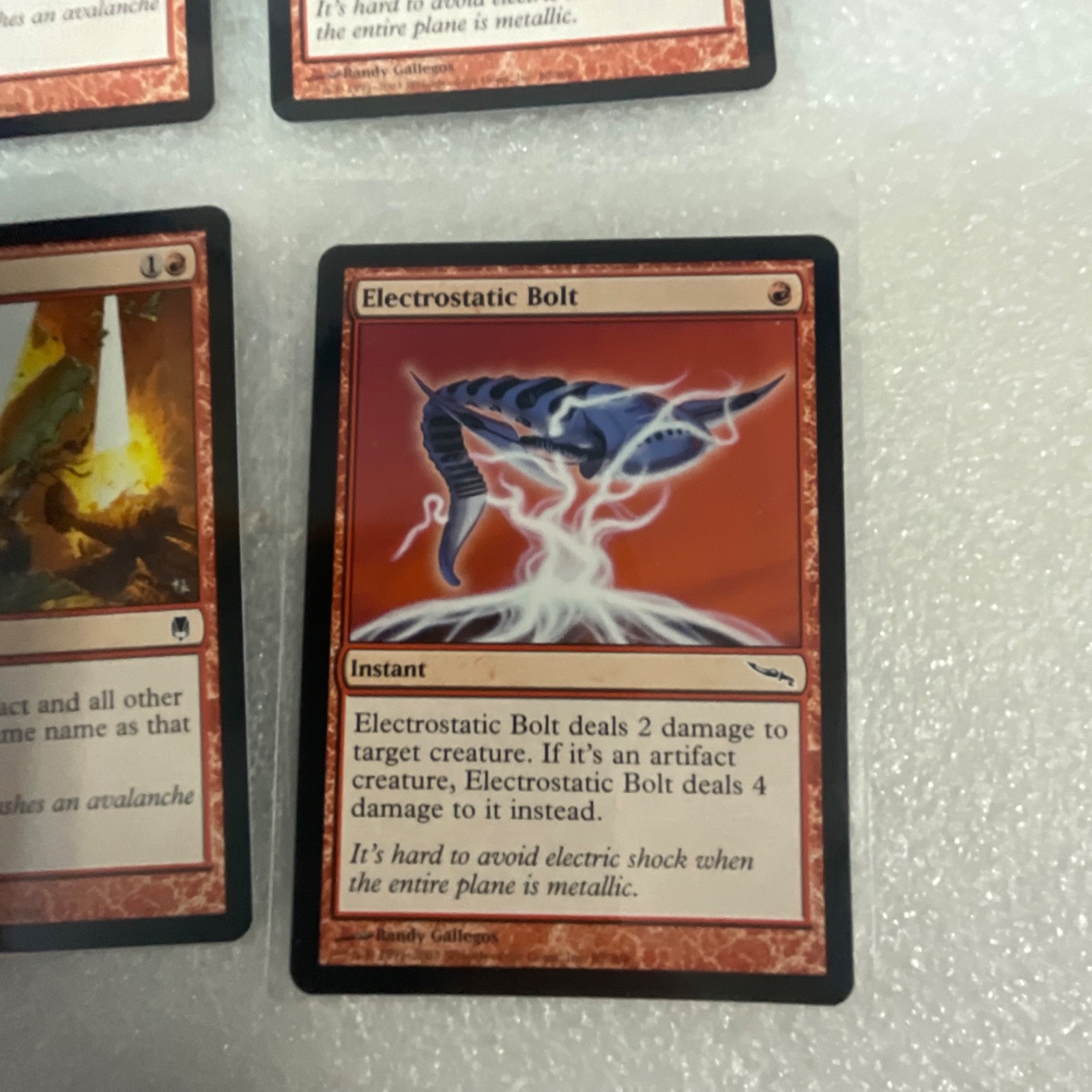 Magic the Gathering MTG Lot of 20 Red Revised & Mirrodin Darksteel - Image 21