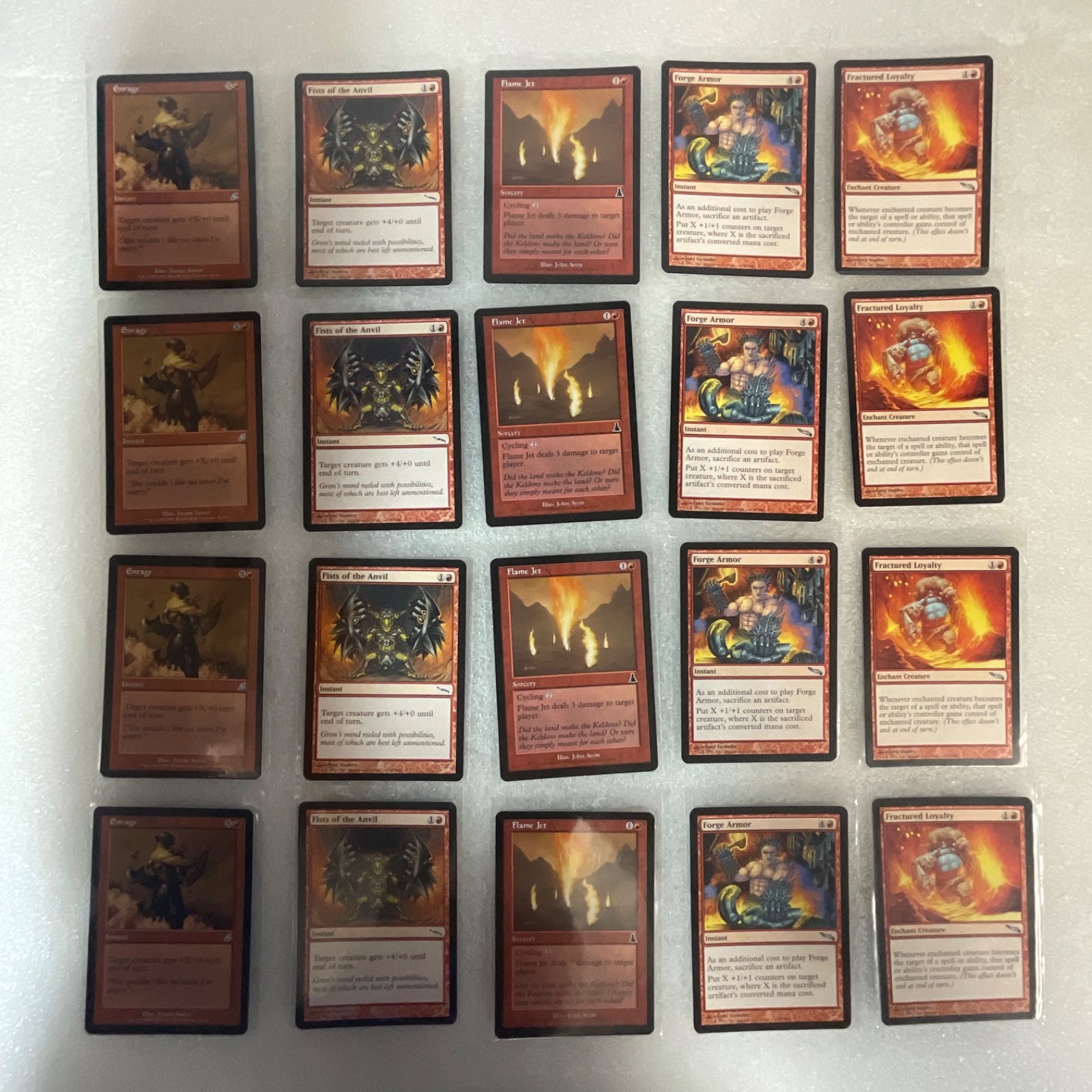Magic the Gathering MTG Lot of 20 Mixed MRD SCG USG Red - Image 1