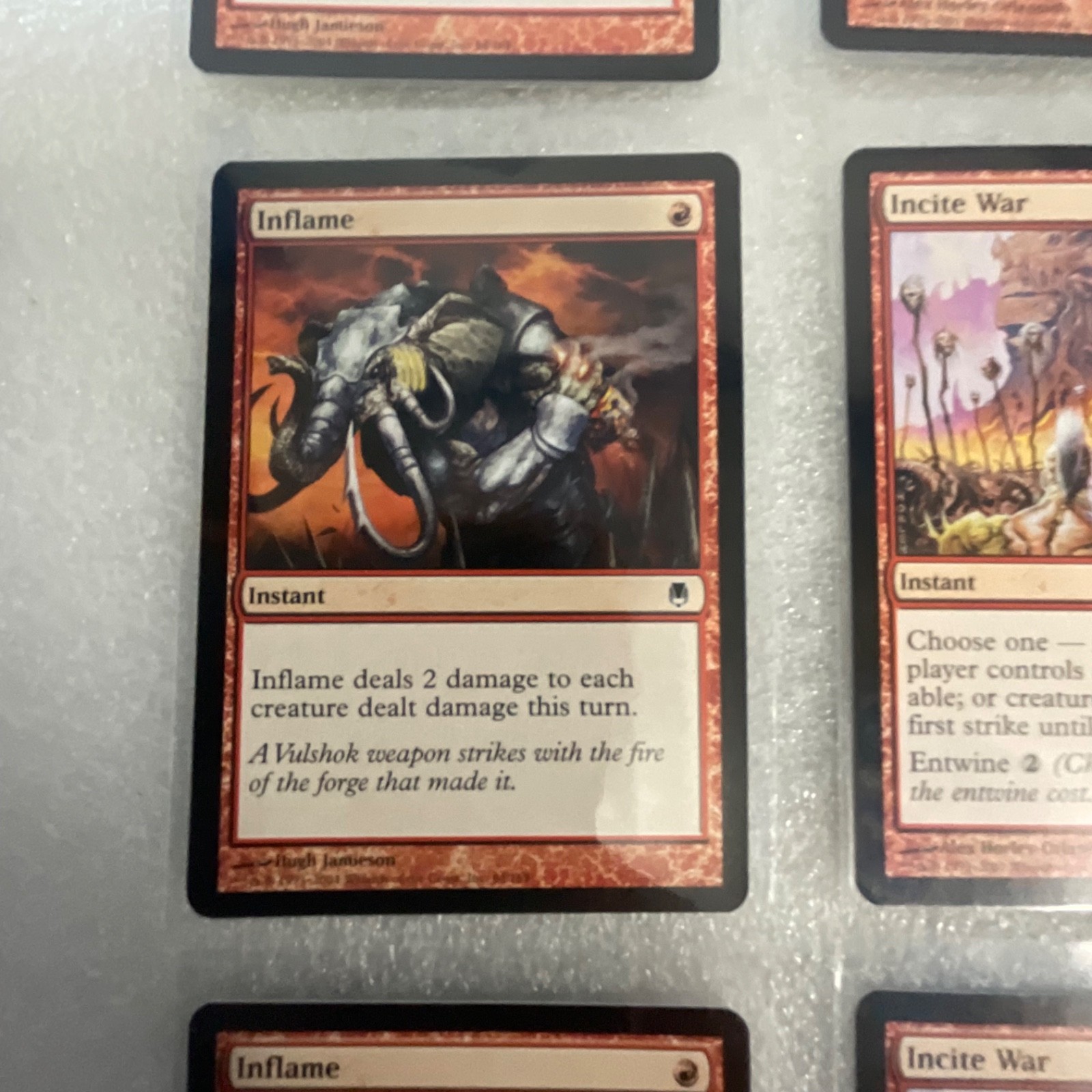 MTG Lot of 20 Red Mixed Sets Lightning Blast Gargadon - Image 4