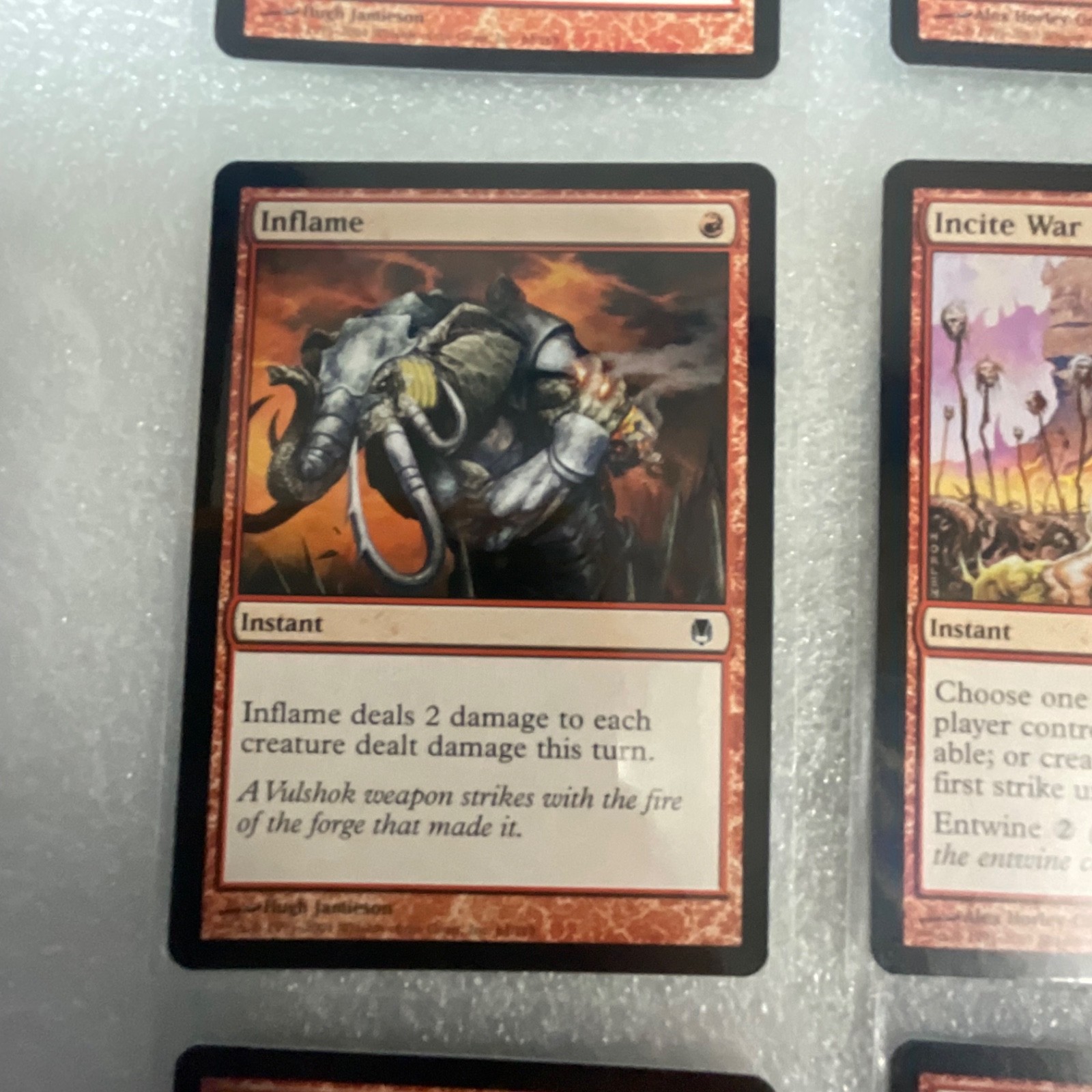 MTG Lot of 20 Red Mixed Sets Lightning Blast Gargadon - Image 5
