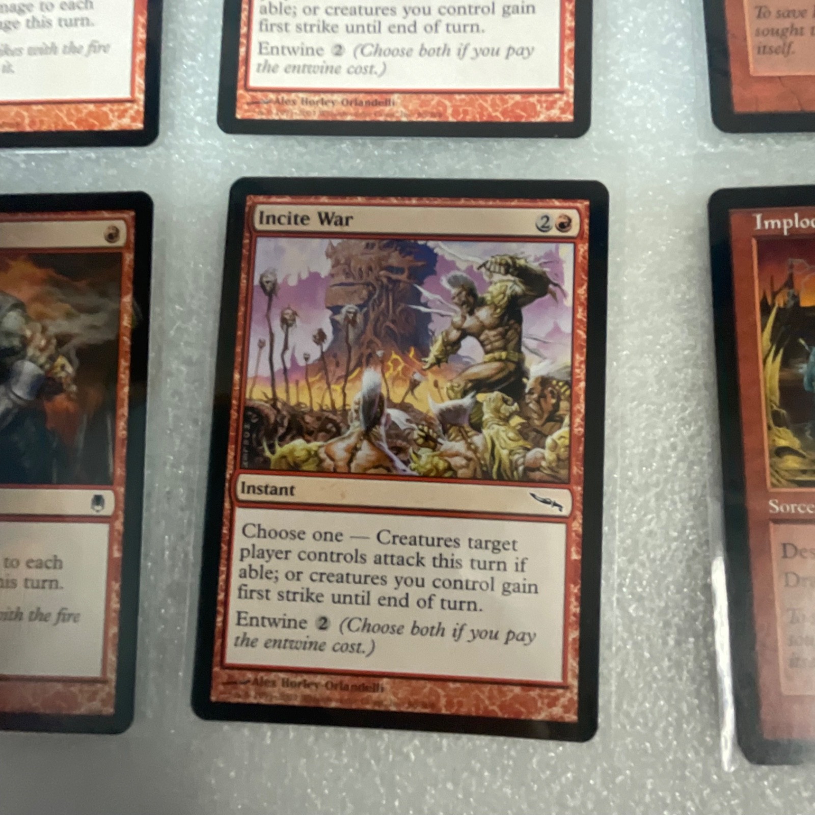 MTG Lot of 20 Red Mixed Sets Lightning Blast Gargadon - Image 7