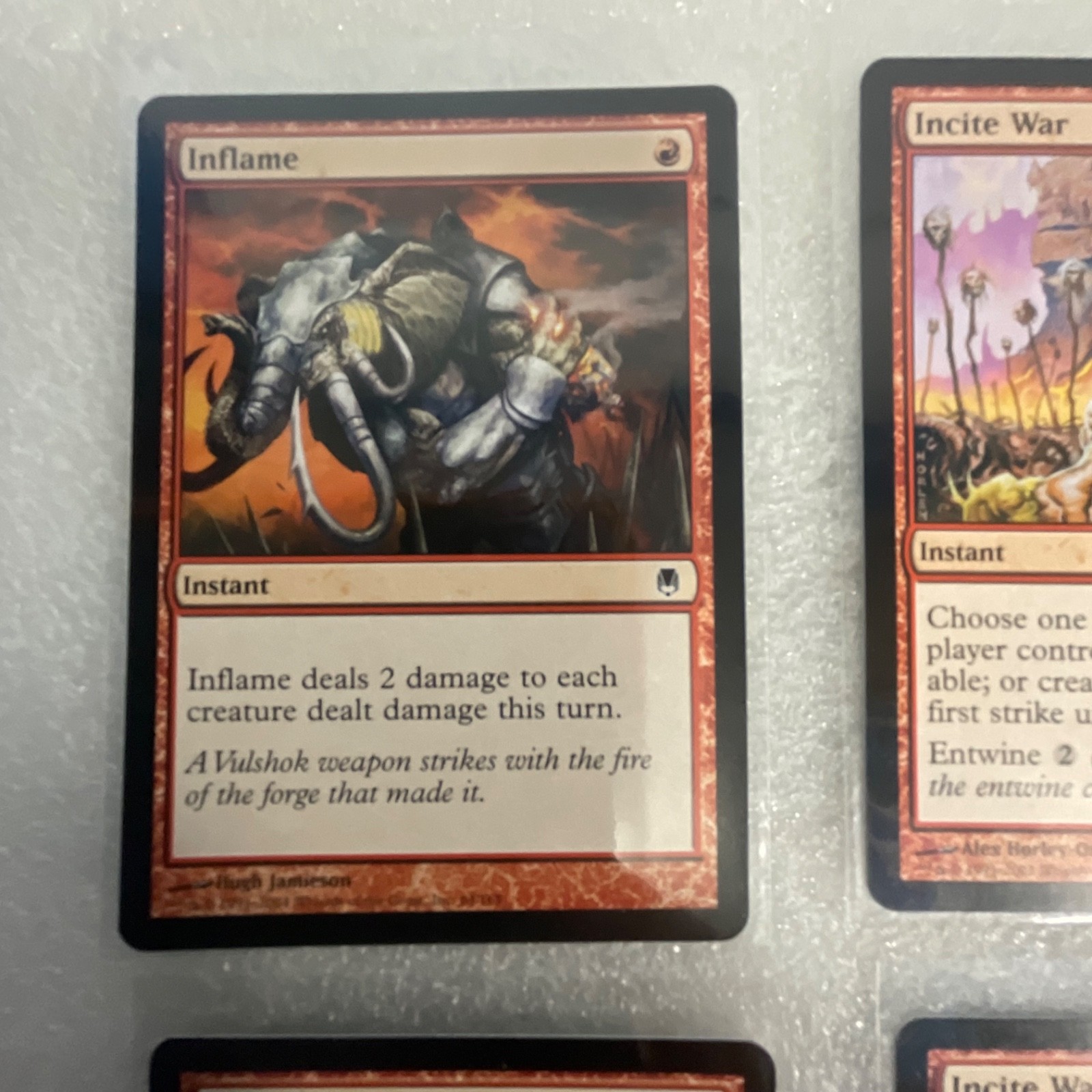 MTG Lot of 20 Red Mixed Sets Lightning Blast Gargadon - Image 3