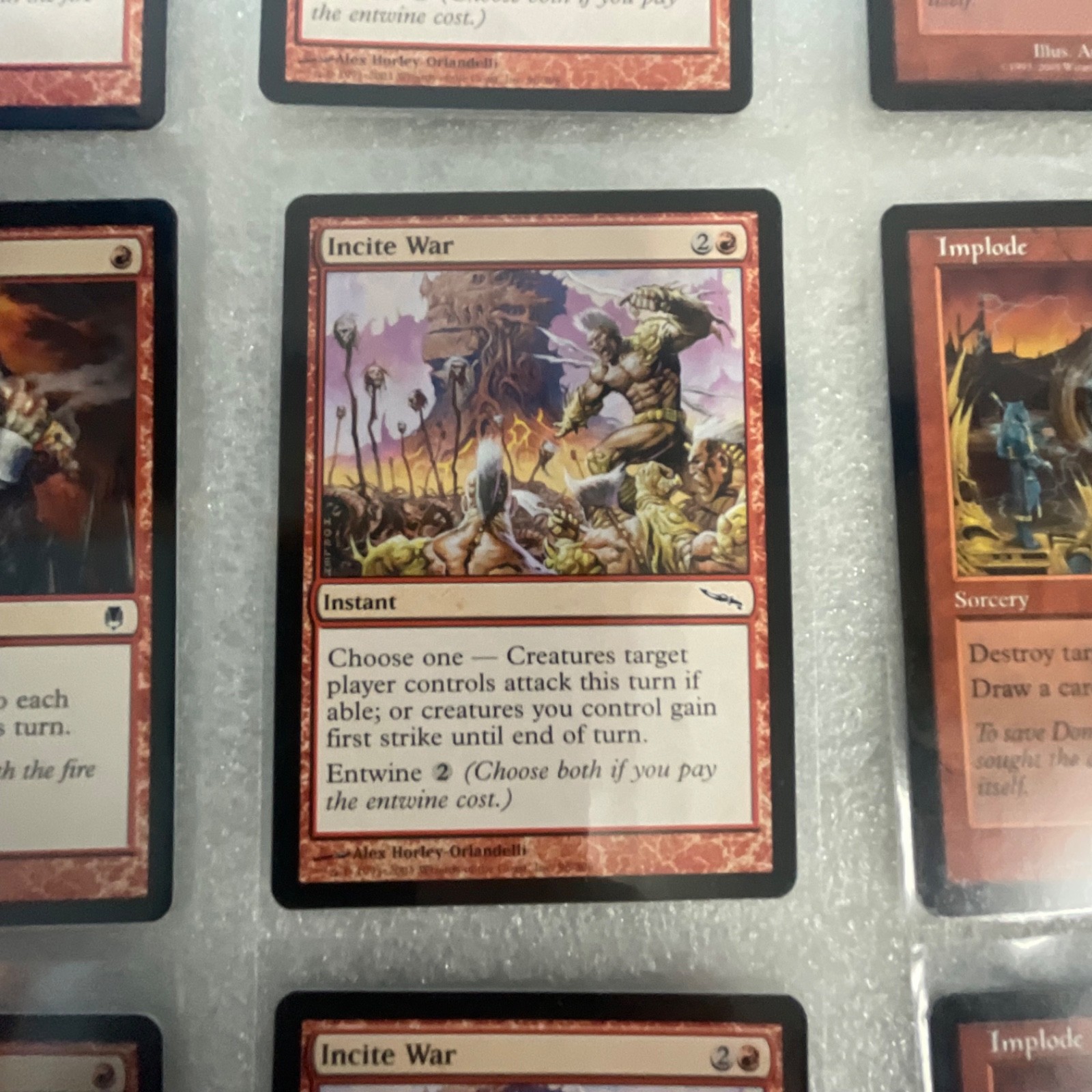 MTG Lot of 20 Red Mixed Sets Lightning Blast Gargadon - Image 9