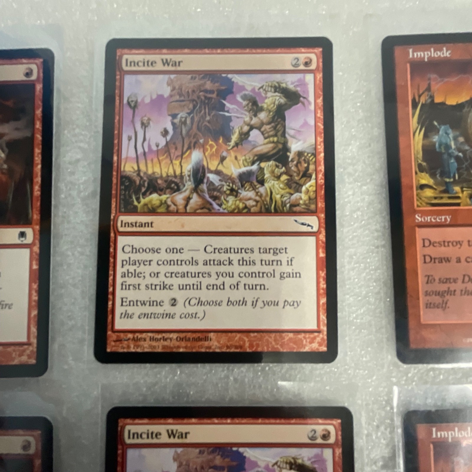 MTG Lot of 20 Red Mixed Sets Lightning Blast Gargadon - Image 10