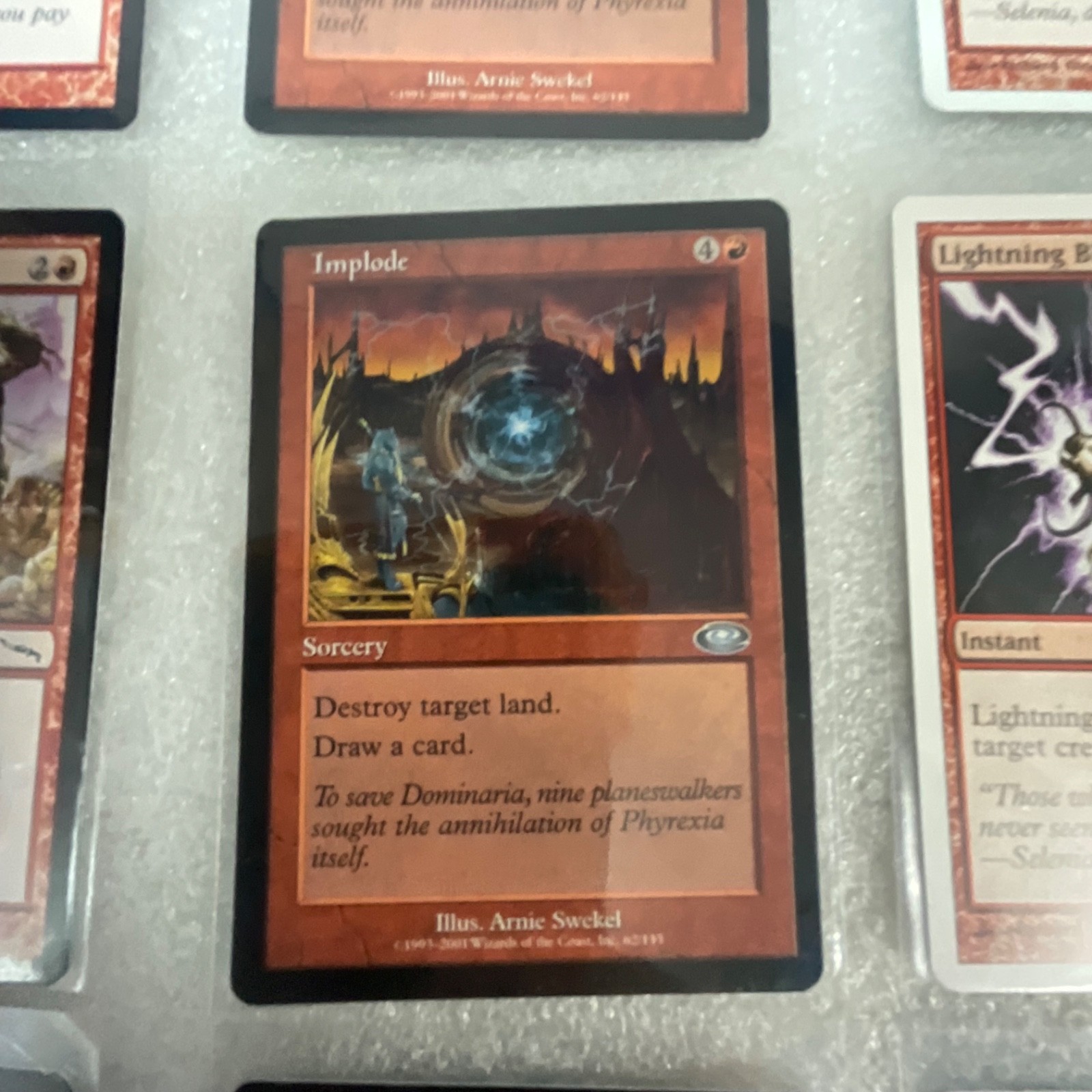 MTG Lot of 20 Red Mixed Sets Lightning Blast Gargadon - Image 13