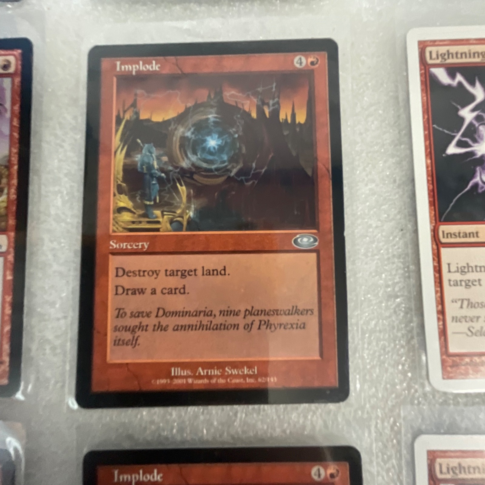 MTG Lot of 20 Red Mixed Sets Lightning Blast Gargadon - Image 12
