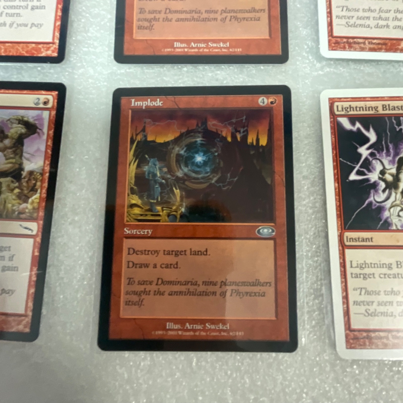 MTG Lot of 20 Red Mixed Sets Lightning Blast Gargadon - Image 14