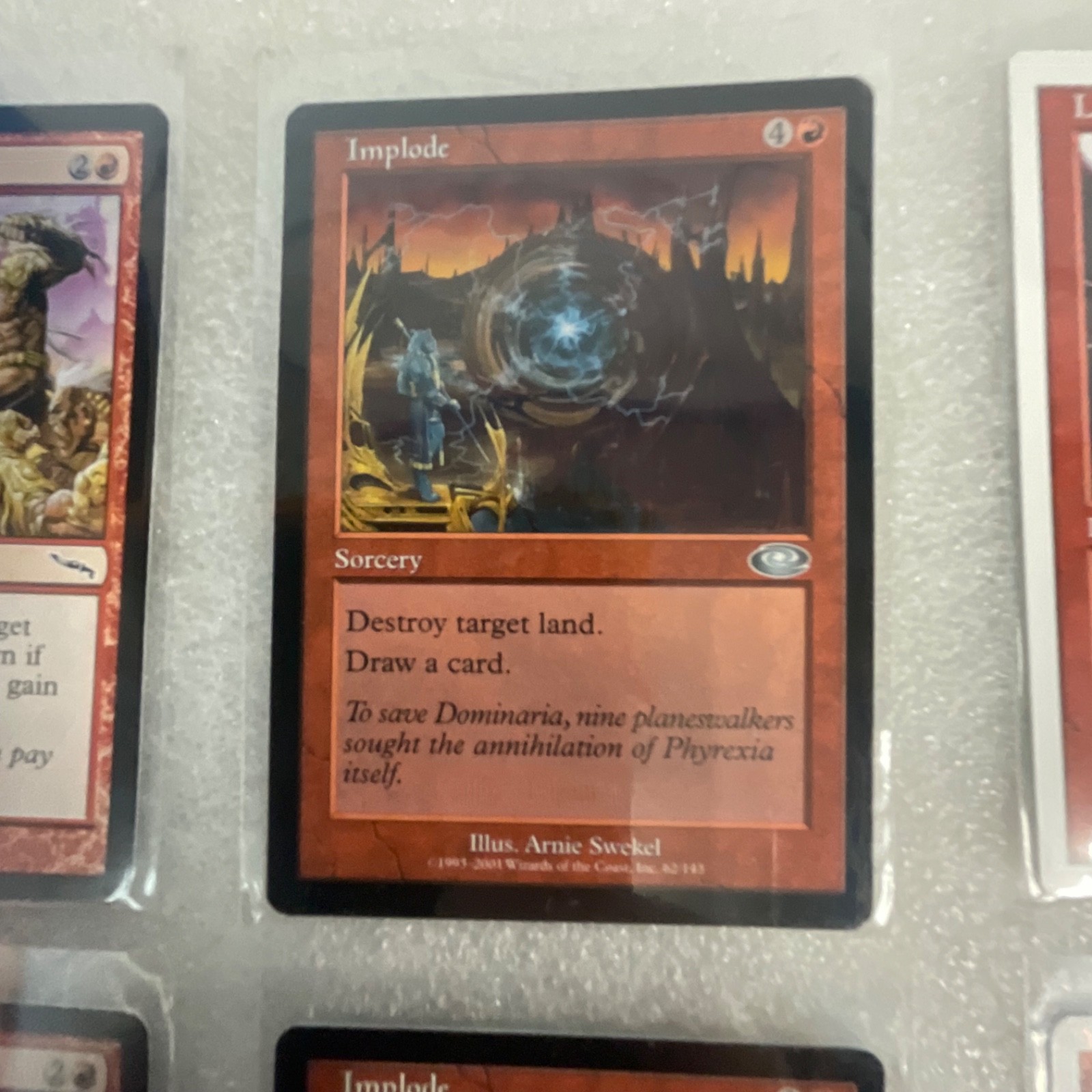 MTG Lot of 20 Red Mixed Sets Lightning Blast Gargadon - Image 11