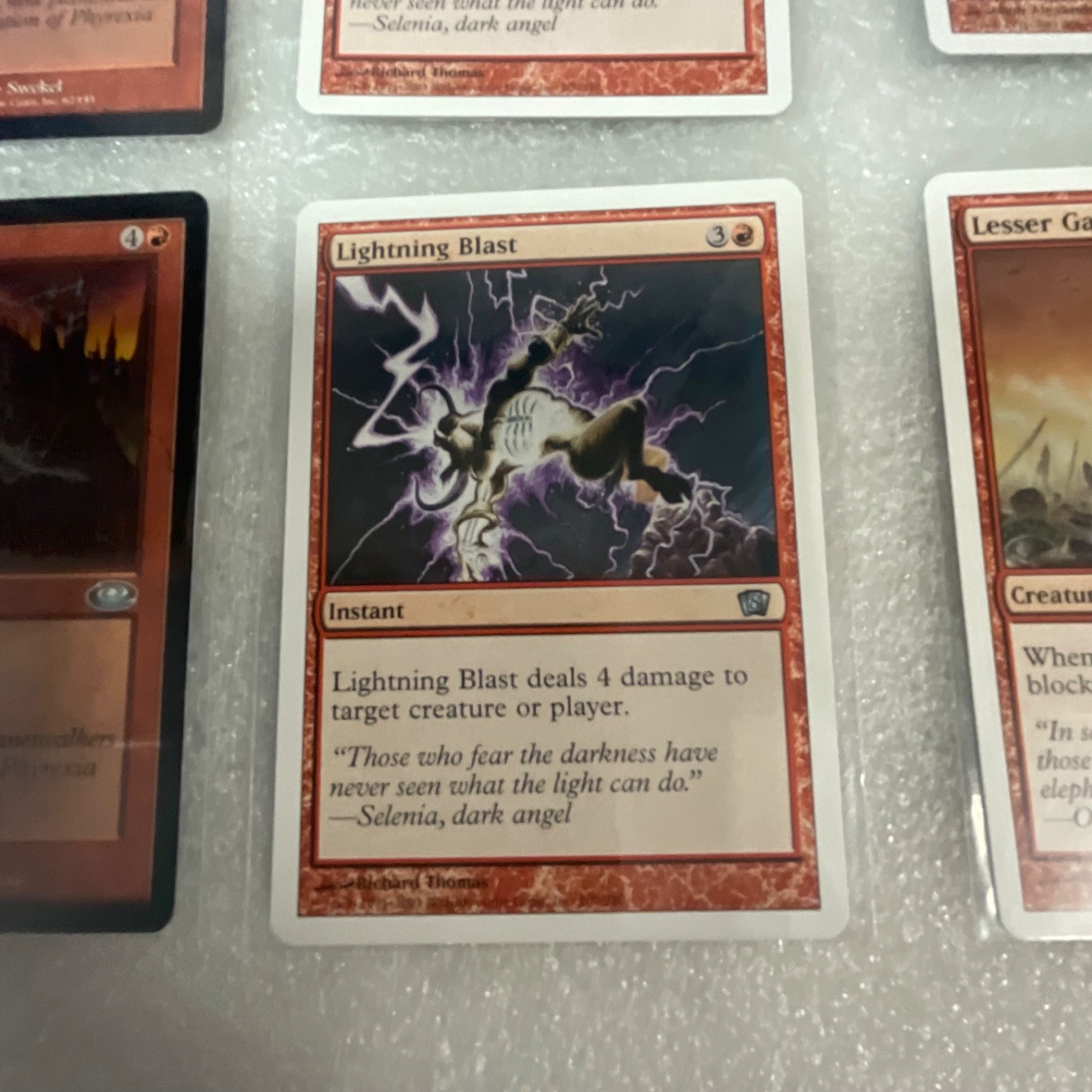 MTG Lot of 20 Red Mixed Sets Lightning Blast Gargadon - Image 15