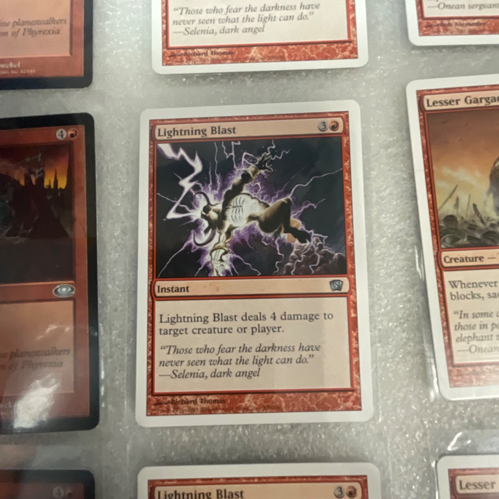 MTG Lot of 20 Red Mixed Sets Lightning Blast Gargadon - Image 16