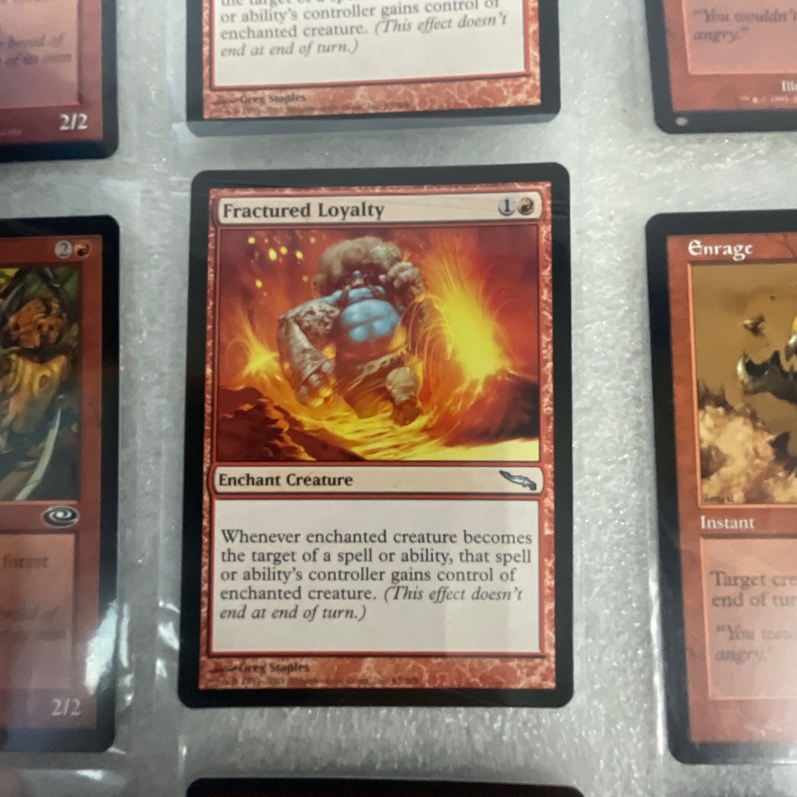 MTG Lot of 20 Red Mixed Planeshift Nemesis Mirrodin Scourge - Image 12