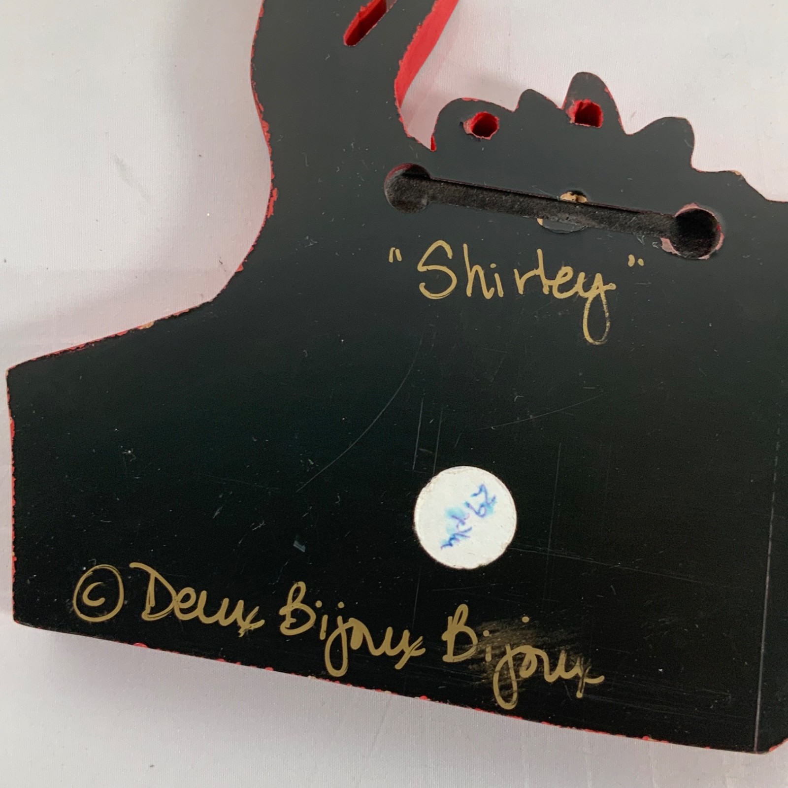 Bijoux Bijoux Shirley Dancer Quote Painted Wood Wall Plaque 9 in - Image 8