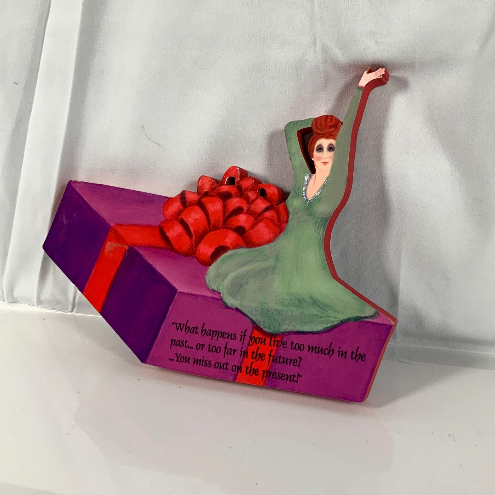 Bijoux Bijoux Shirley Dancer Quote Painted Wood Wall Plaque 9 in - Image 11