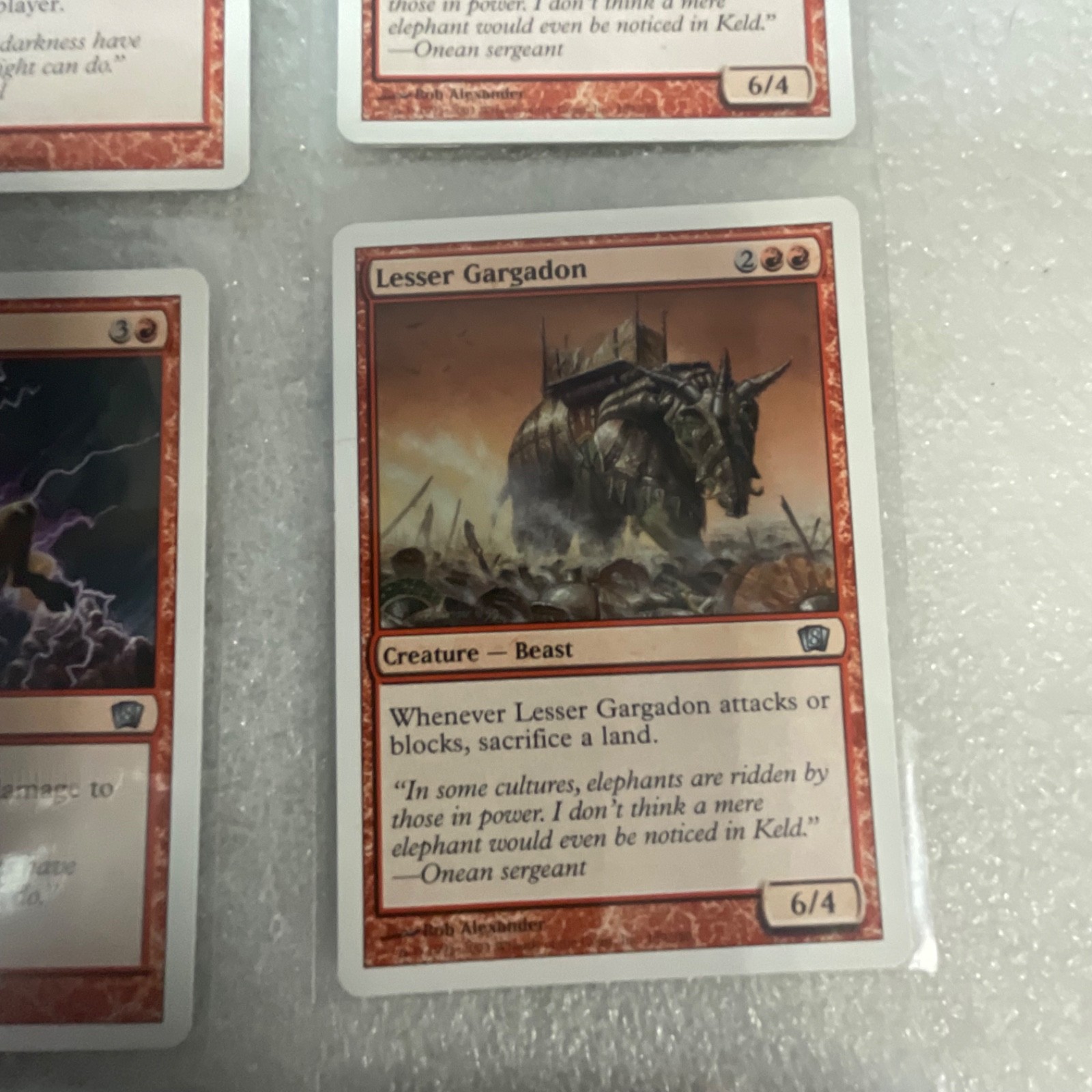 MTG Lot of 20 Red Mixed Sets Lightning Blast Gargadon - Image 21