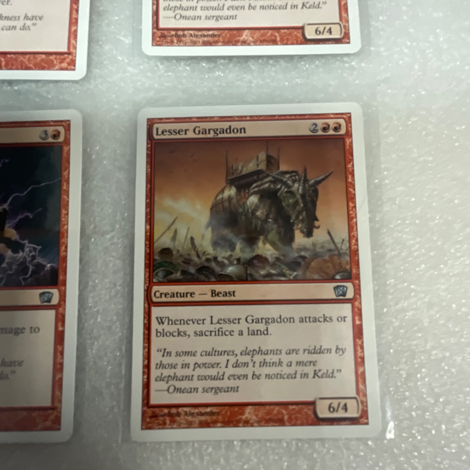 MTG Lot of 20 Red Mixed Sets Lightning Blast Gargadon - Image 22